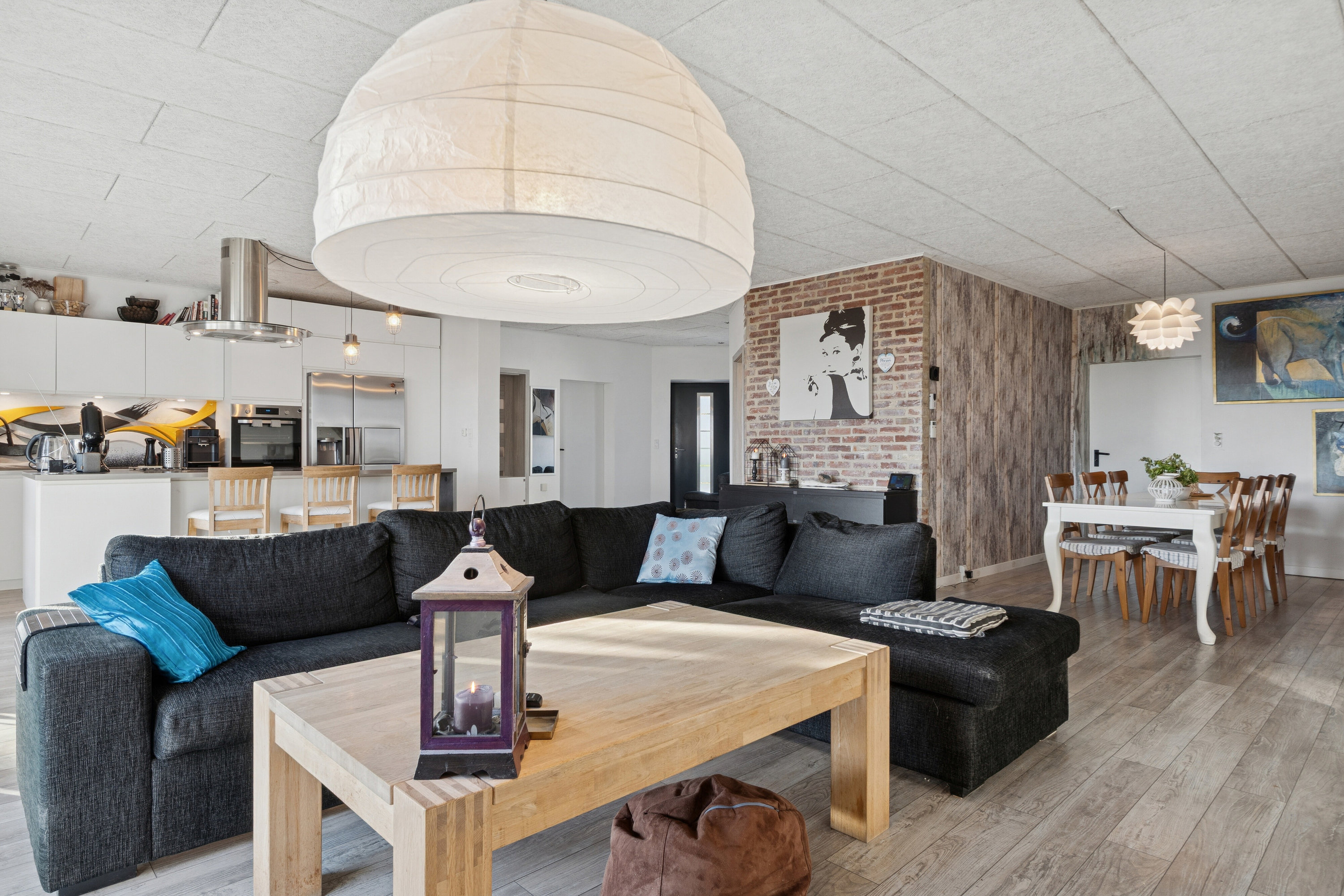 Fremhævet stue billede i fuldskærmstilstand. Billede af Norsvej 22, Nors, 7700 Thisted