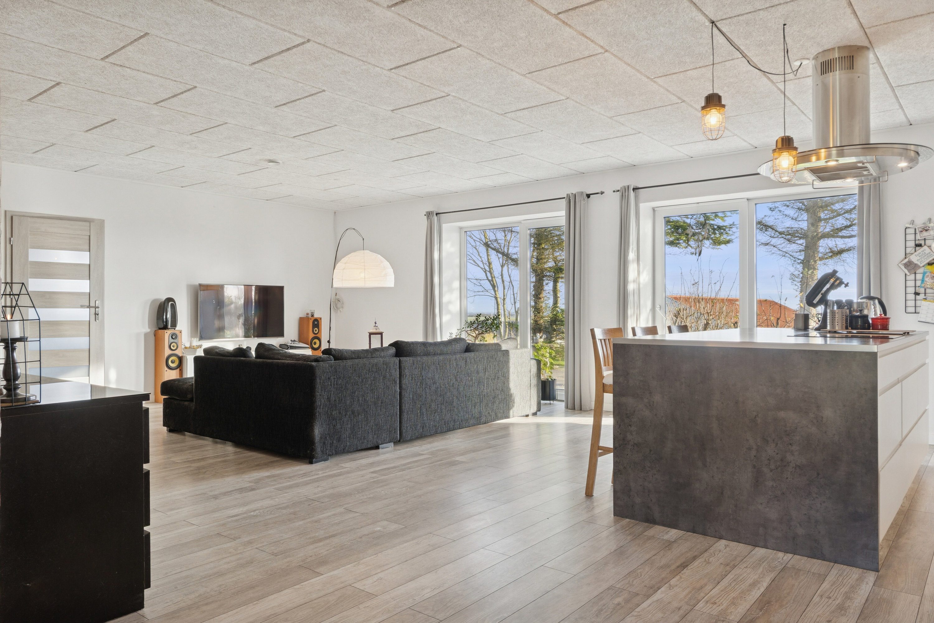 Fremhævet stue billede i fuldskærmstilstand. Billede af Norsvej 22, Nors, 7700 Thisted