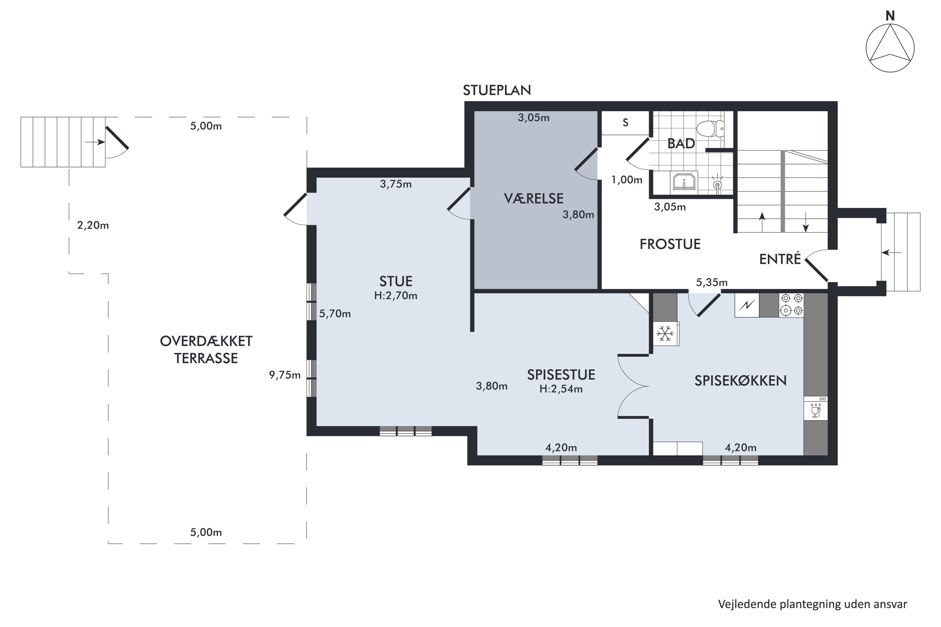 Plantegninger billede af Valdemars Alle 17, 2860 Søborg