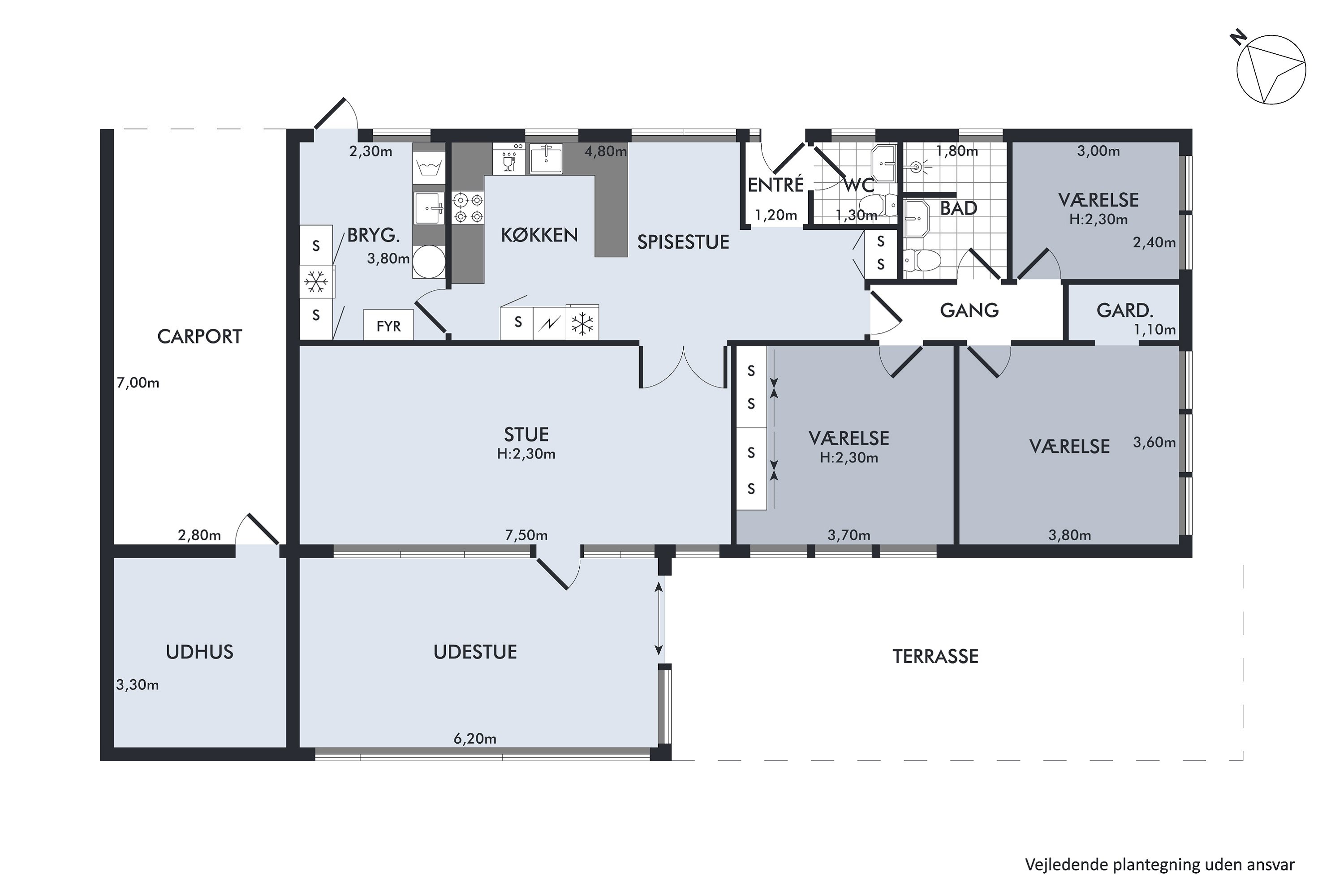 Plantegninger billede af Randager 26, 2620 Albertslund