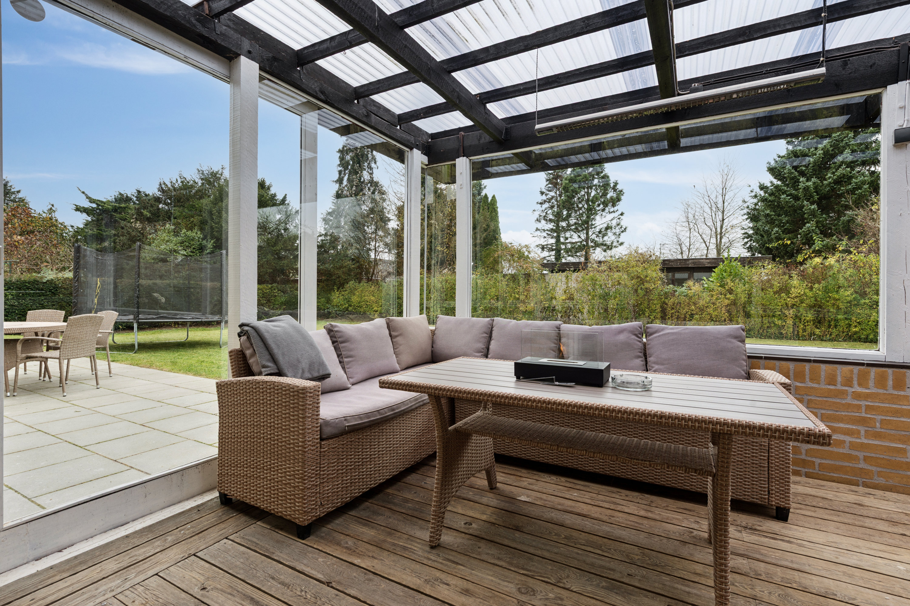 Fremhævet terrasse billede i fuldskærmstilstand. Billede af Randager 26, 2620 Albertslund