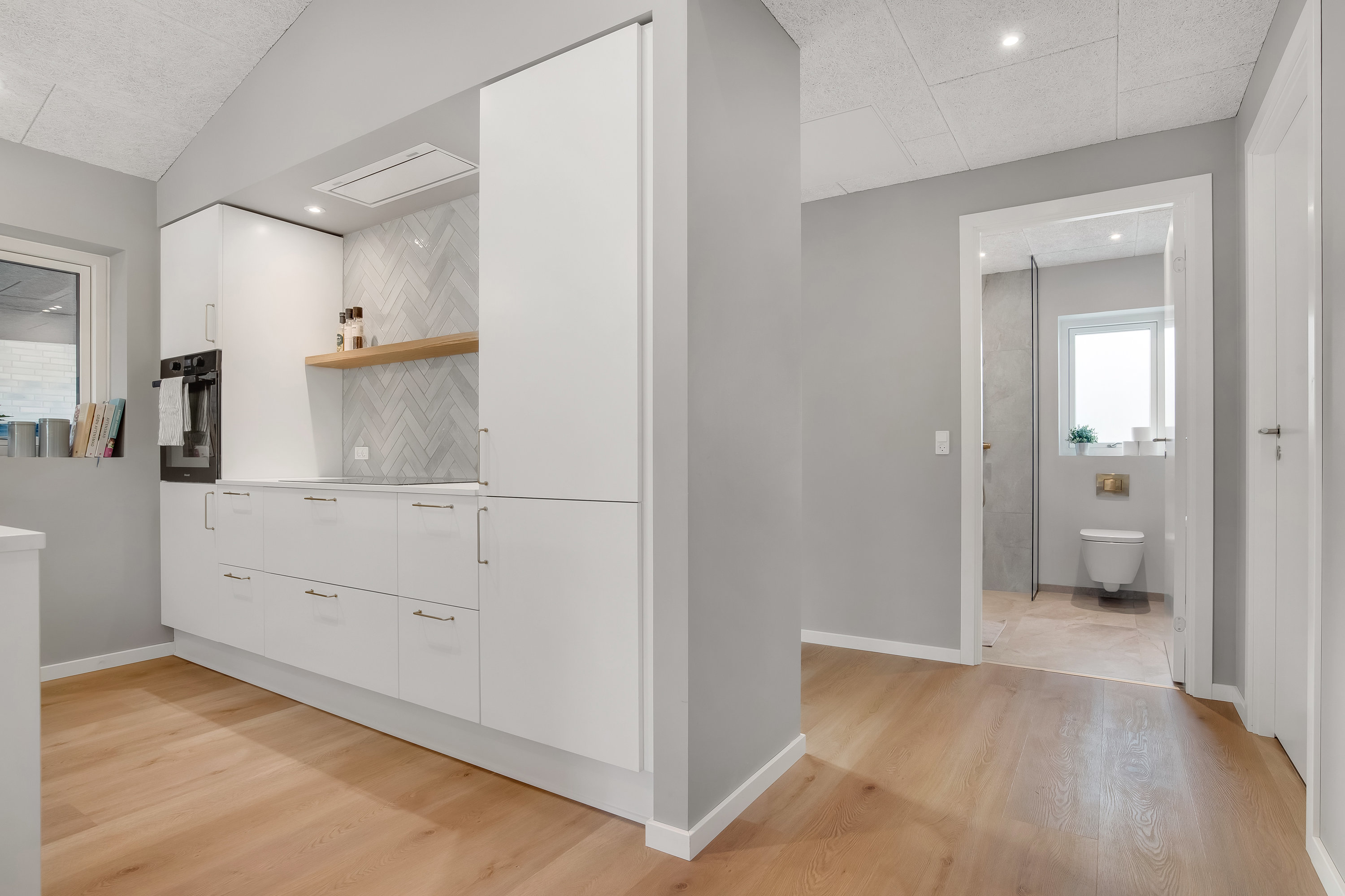 Fremhævet køkken billede i fuldskærmstilstand. Billede af Gl. Hornshøjvej 20B, Hornshøj, 7500 Holstebro