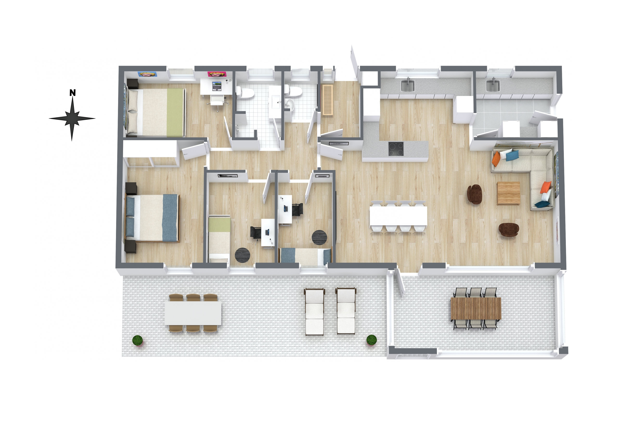 Plantegninger billede af Bredgade 29, 9750 Østervrå