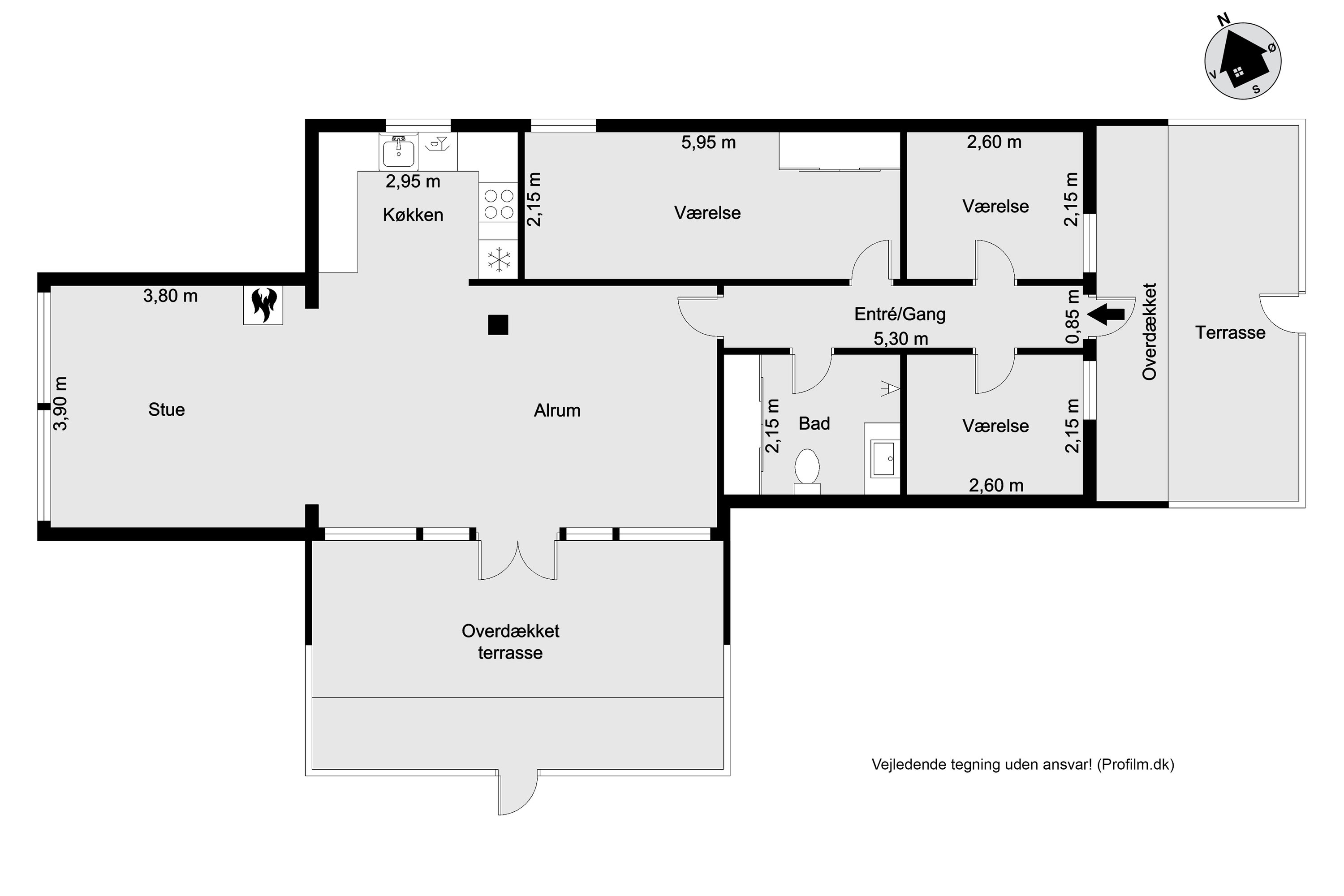 Plantegninger billede af Lodbergsvej 425, Søndervig, 6950 Ringkøbing
