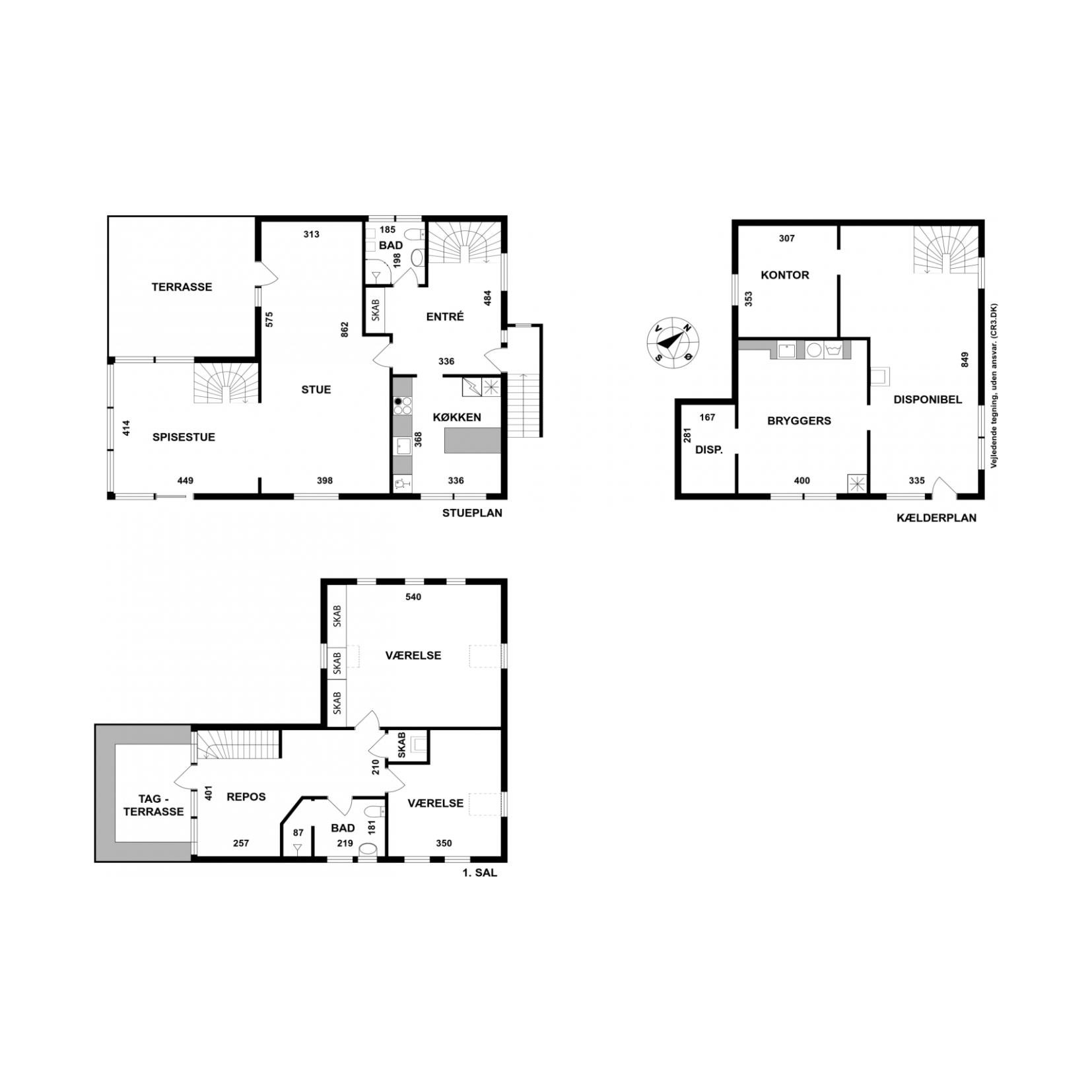 Plantegninger billede af Holmegårdsvang 10, 3400 Hillerød