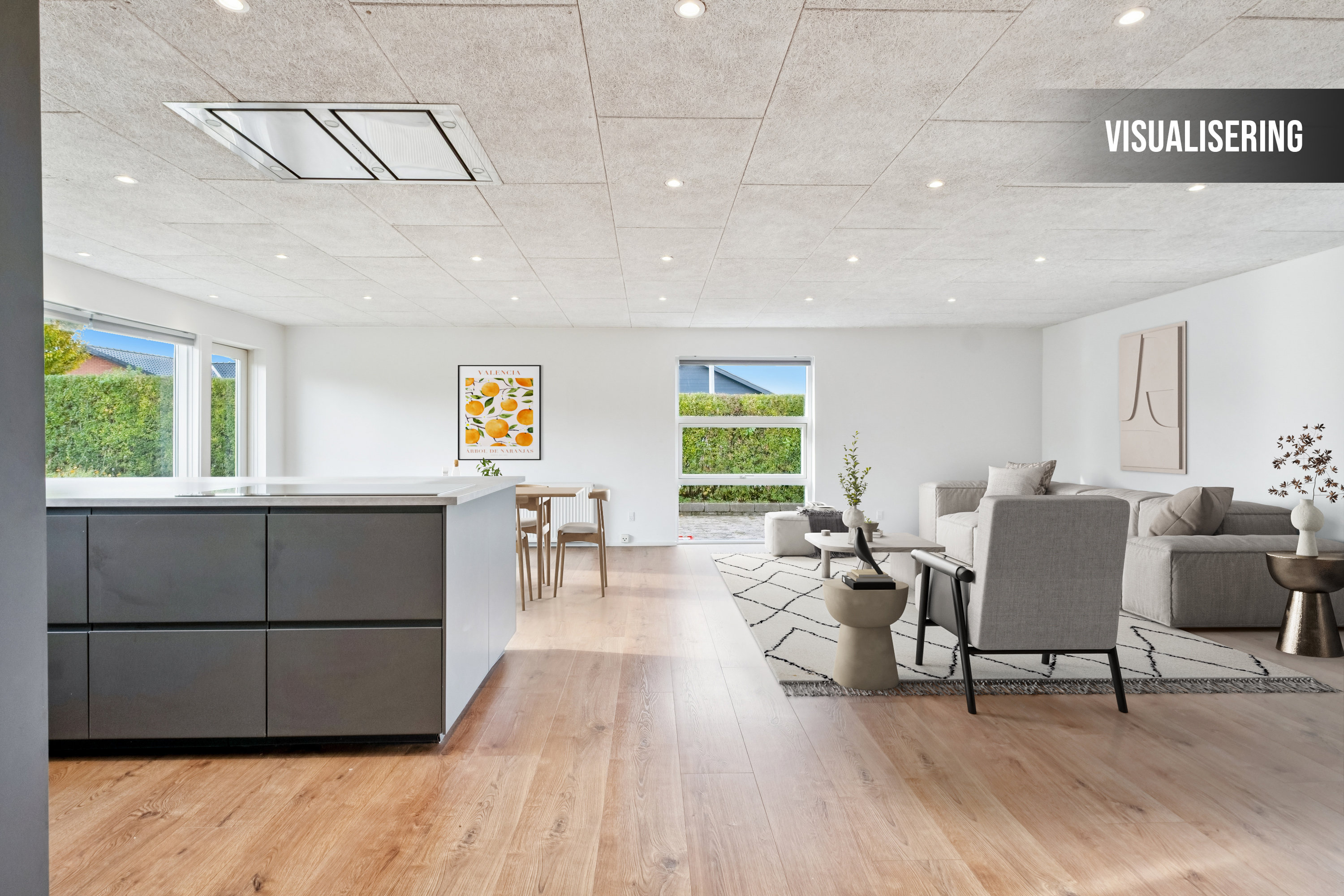 Miniaturebillede 1: køkken. Billede af Rødkløvervej 19, 8700 Horsens