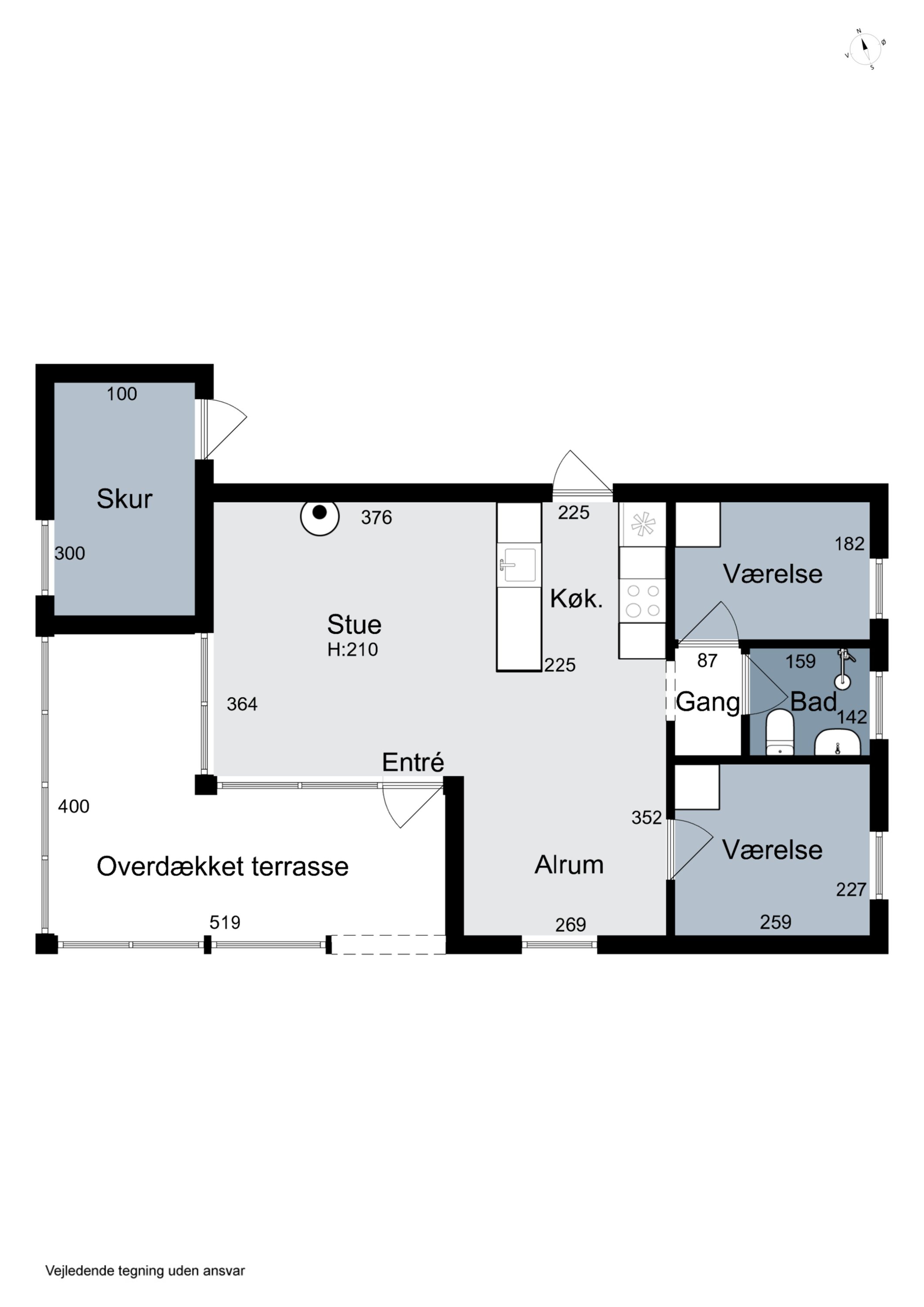 Plantegninger billede af Sletningen 1, Klitmøller, 7700 Thisted