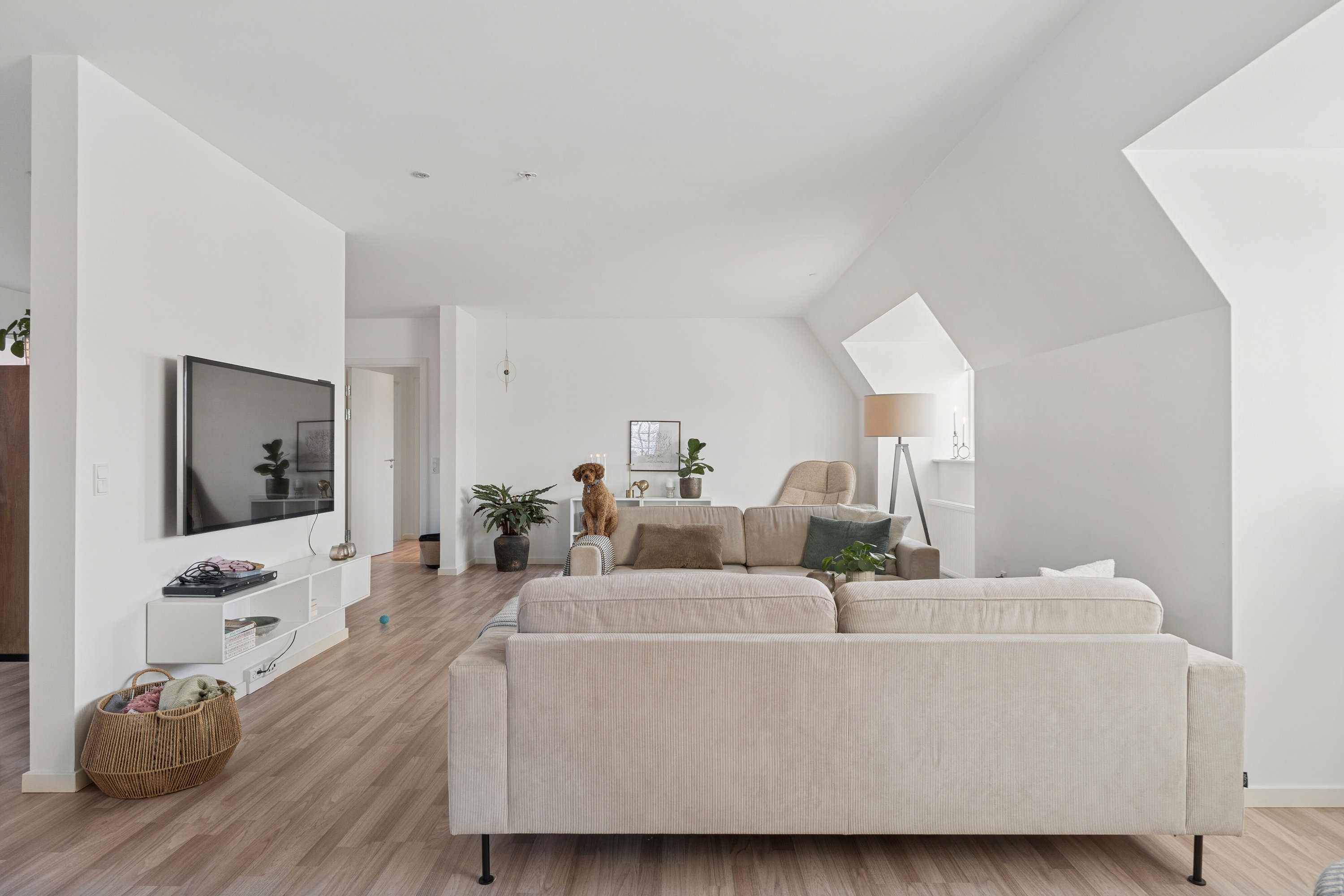 Fremhævet stue billede i fuldskærmstilstand. Billede af Nytorv 6, 2., 7700 Thisted