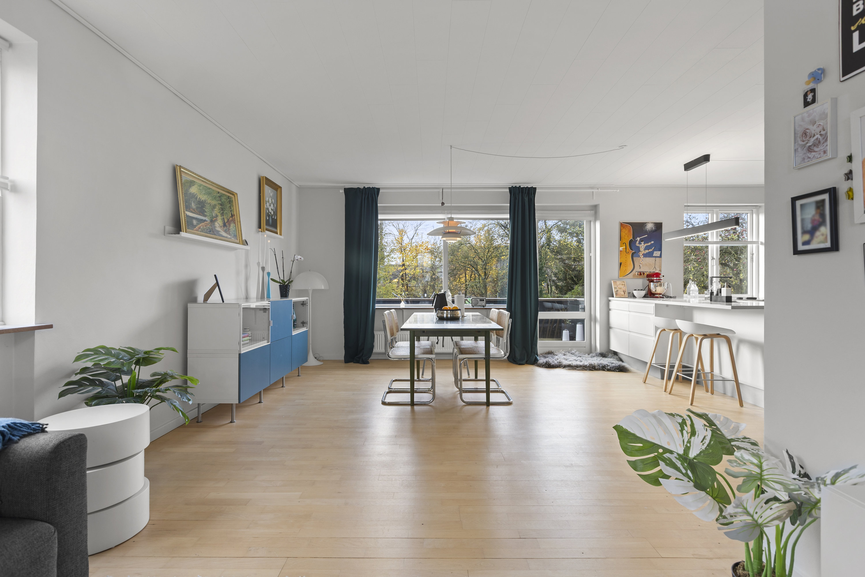 Fremhævet stue billede i fuldskærmstilstand. Billede af Klosterbanken 32, 4200 Slagelse