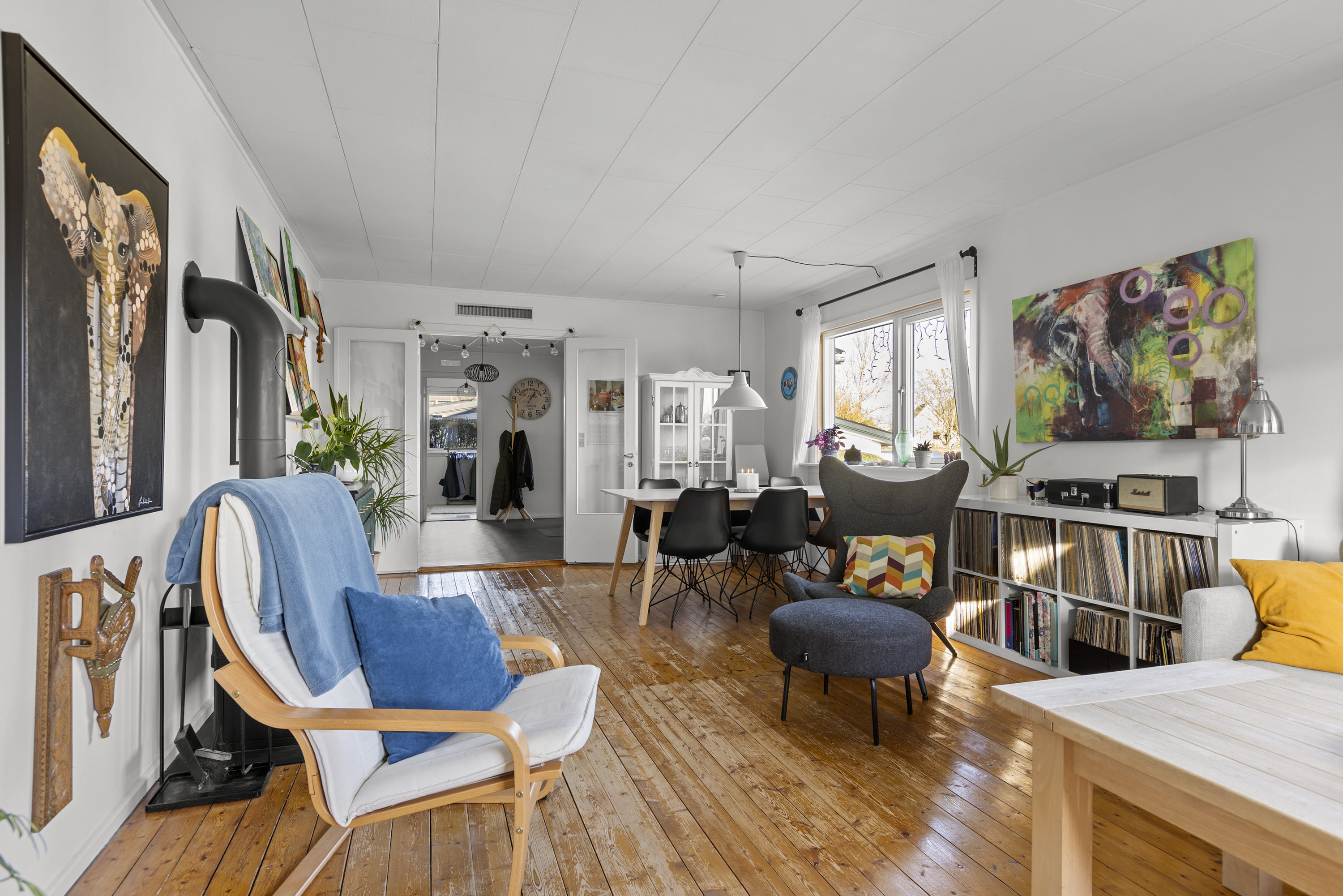 Fremhævet stue billede i fuldskærmstilstand. Billede af Havrebjergvej 5, Havrebjerg, 4200 Slagelse