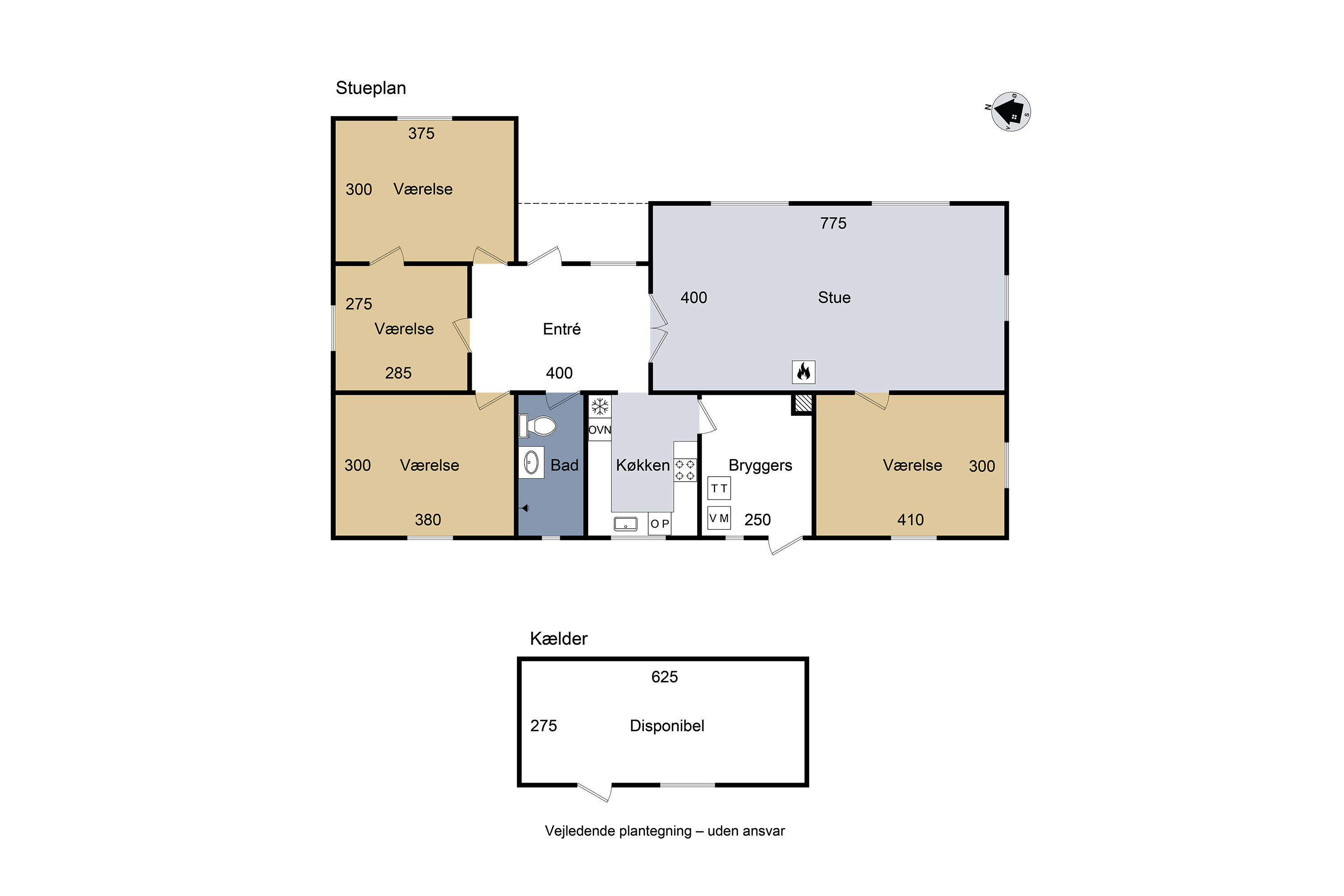 Plantegninger billede af Havrebjergvej 5, Havrebjerg, 4200 Slagelse