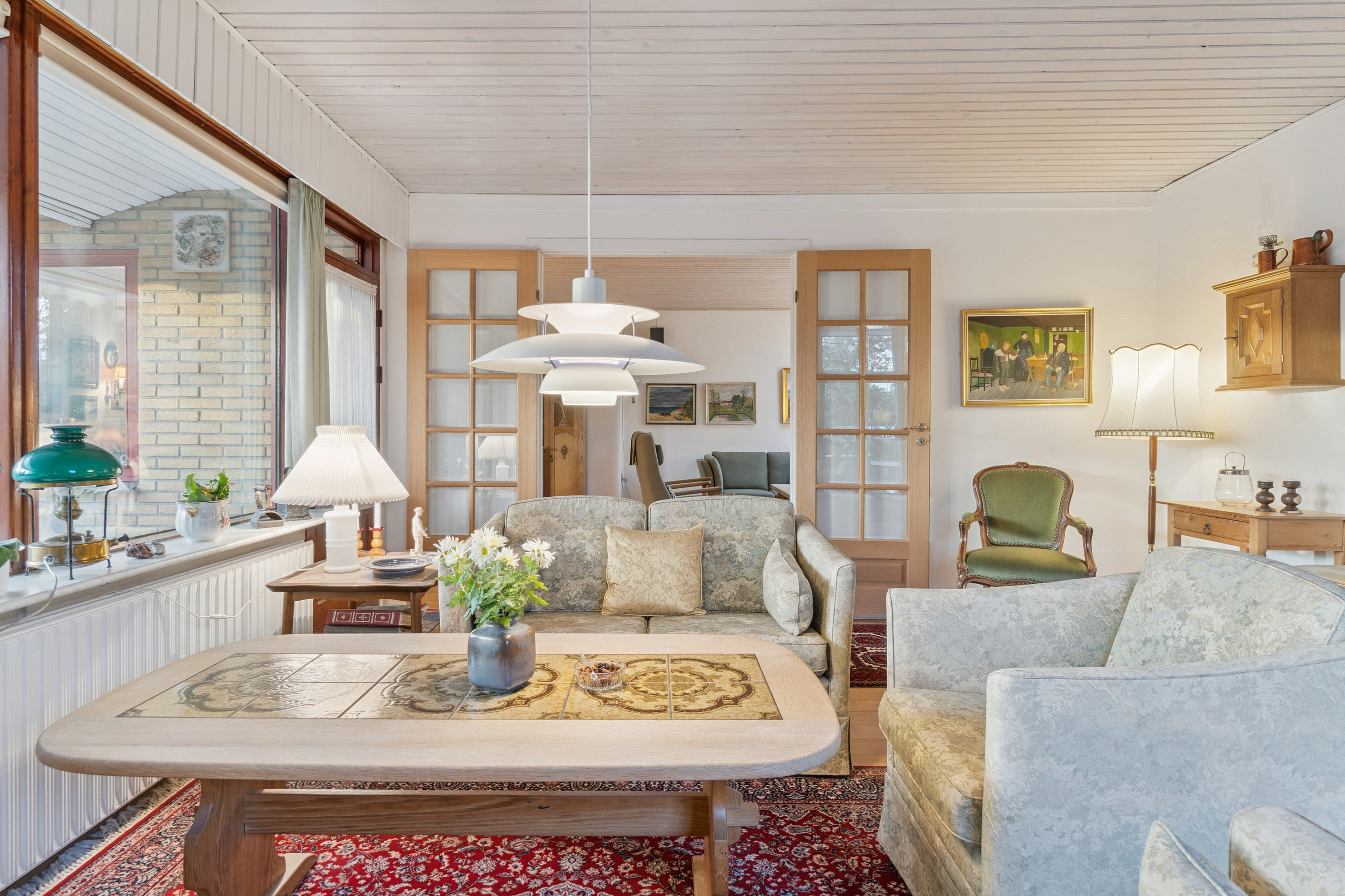 Fremhævet stue billede i fuldskærmstilstand. Billede af Bøgevej 1, 8723 Løsning