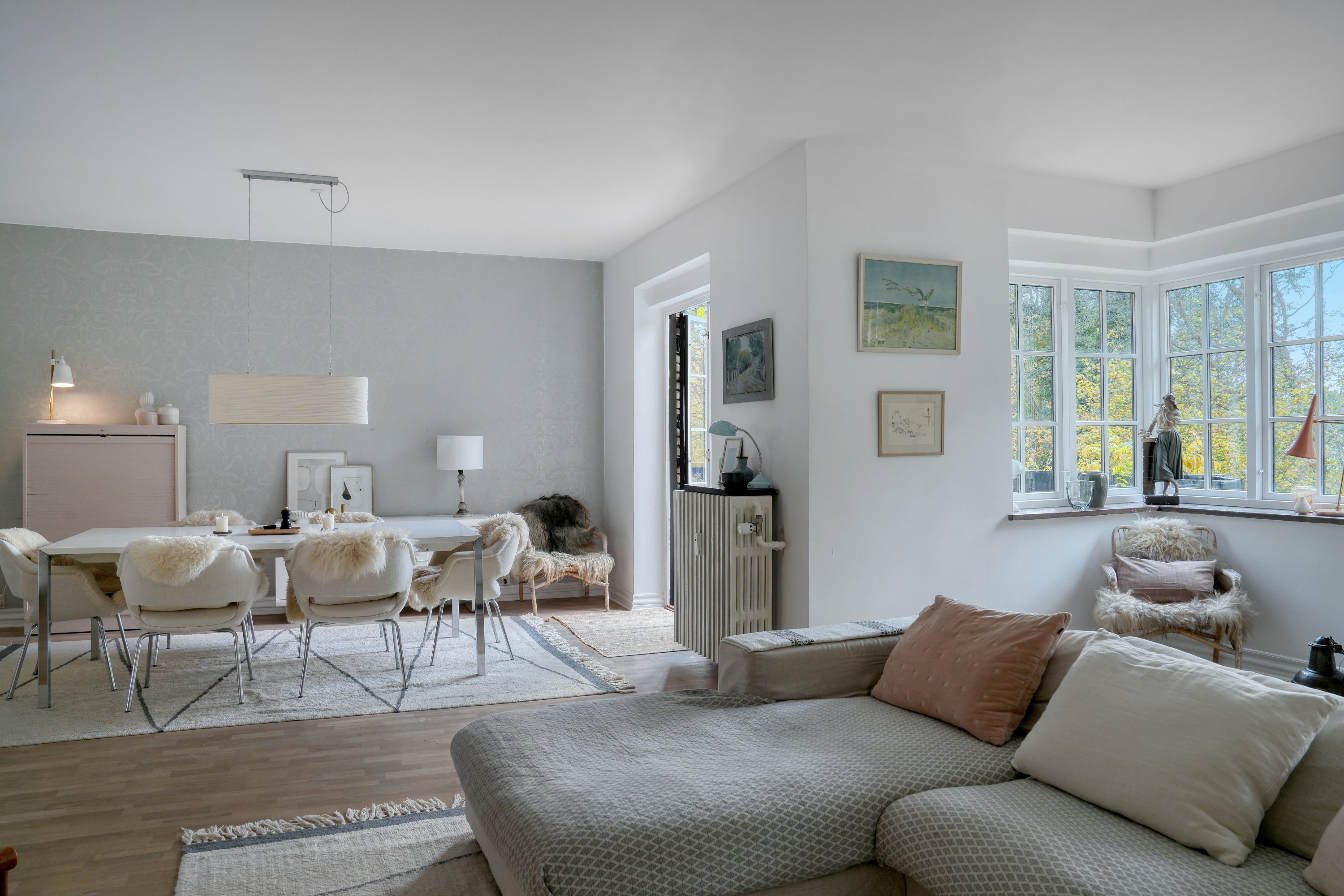 Fremhævet spisestue billede i fuldskærmstilstand. Billede af Øster Allé 27, 1., 2100 København Ø