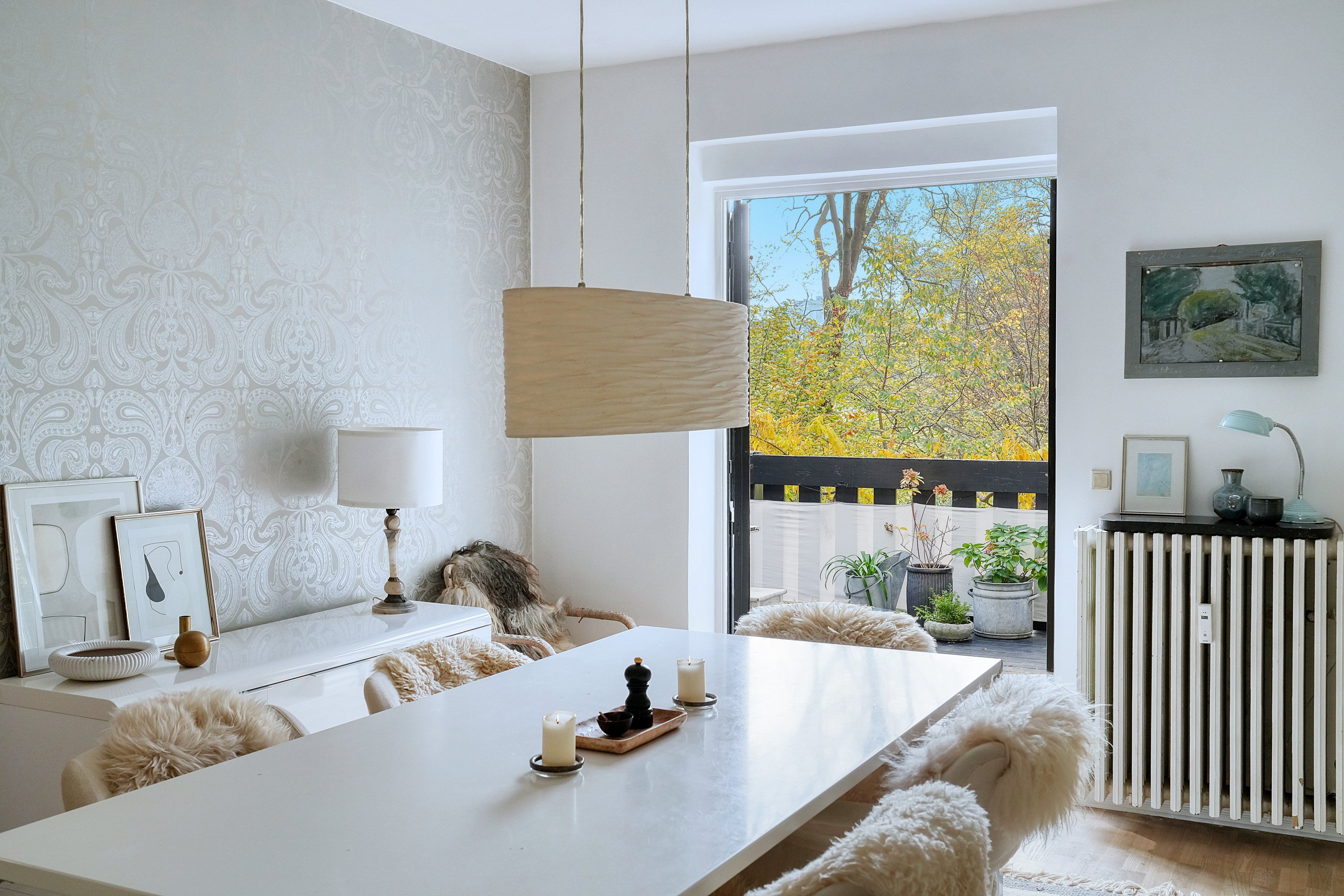 Fremhævet spisestue billede i fuldskærmstilstand. Billede af Øster Allé 27, 1., 2100 København Ø