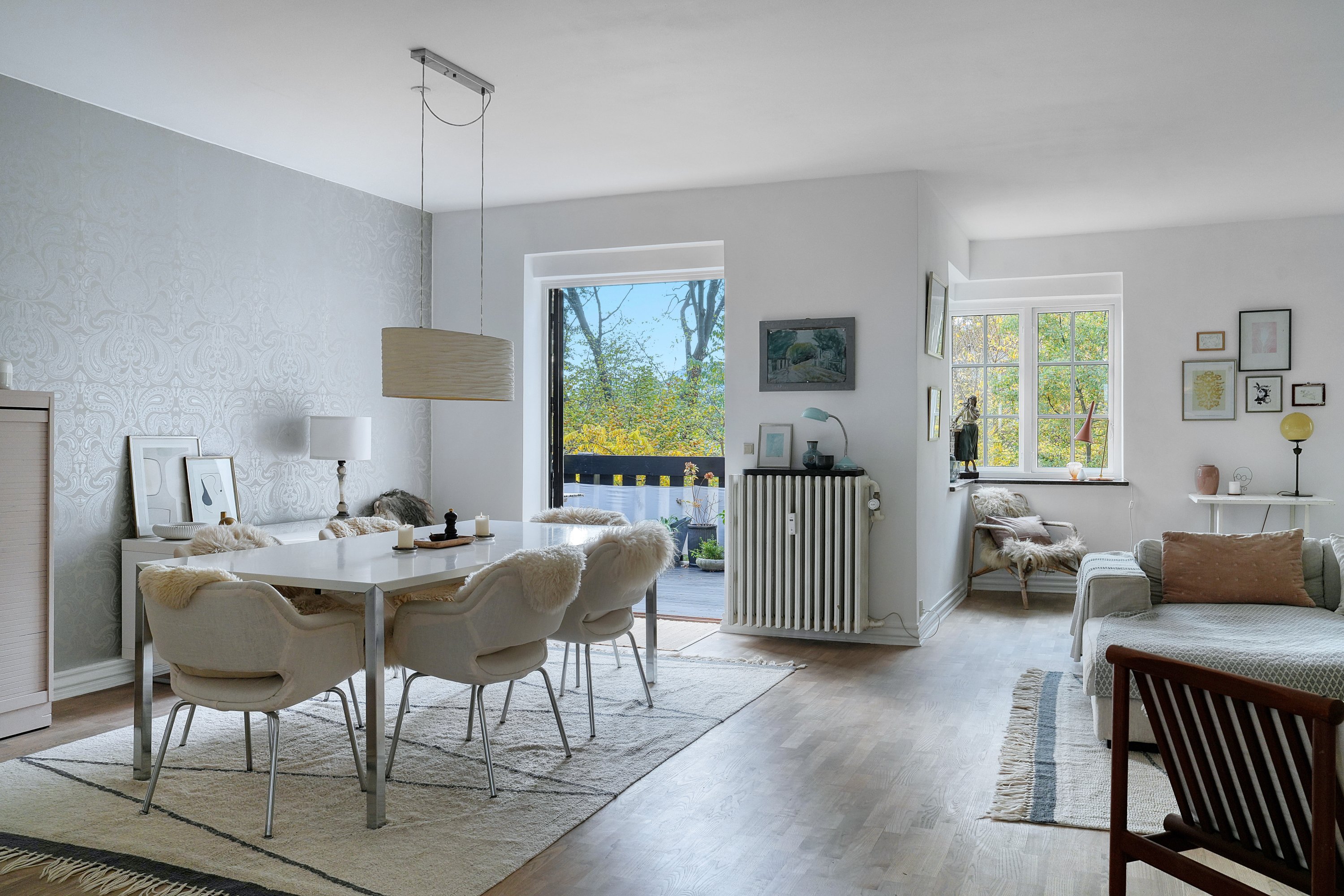 Fremhævet spisestue billede i fuldskærmstilstand. Billede af Øster Allé 27, 1., 2100 København Ø