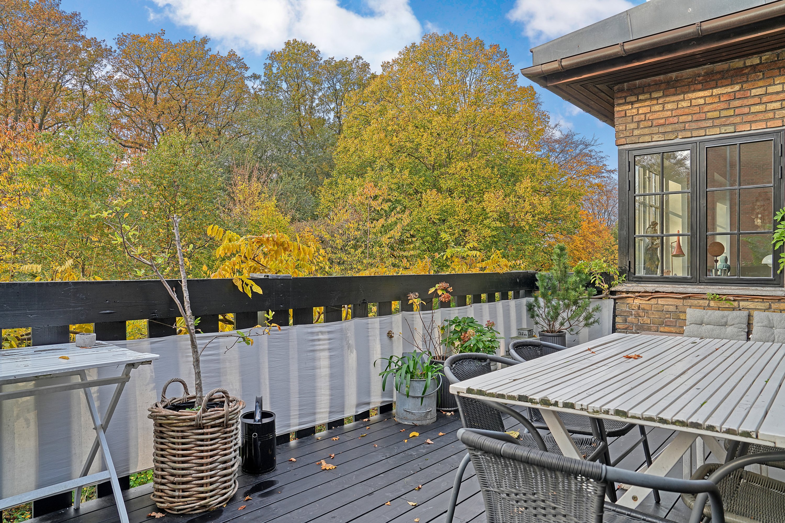 Miniaturebillede 2: terrasse. Billede af Øster Allé 27, 1., 2100 København Ø