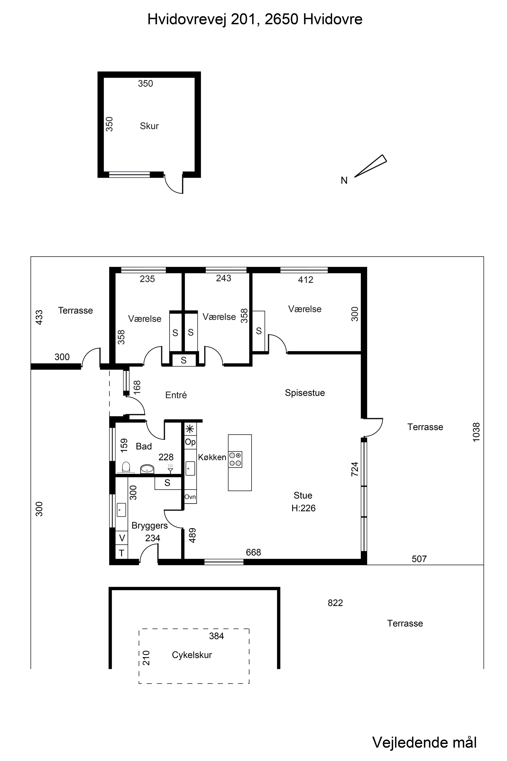Plantegninger billede af Hvidovrevej 201, 2650 Hvidovre