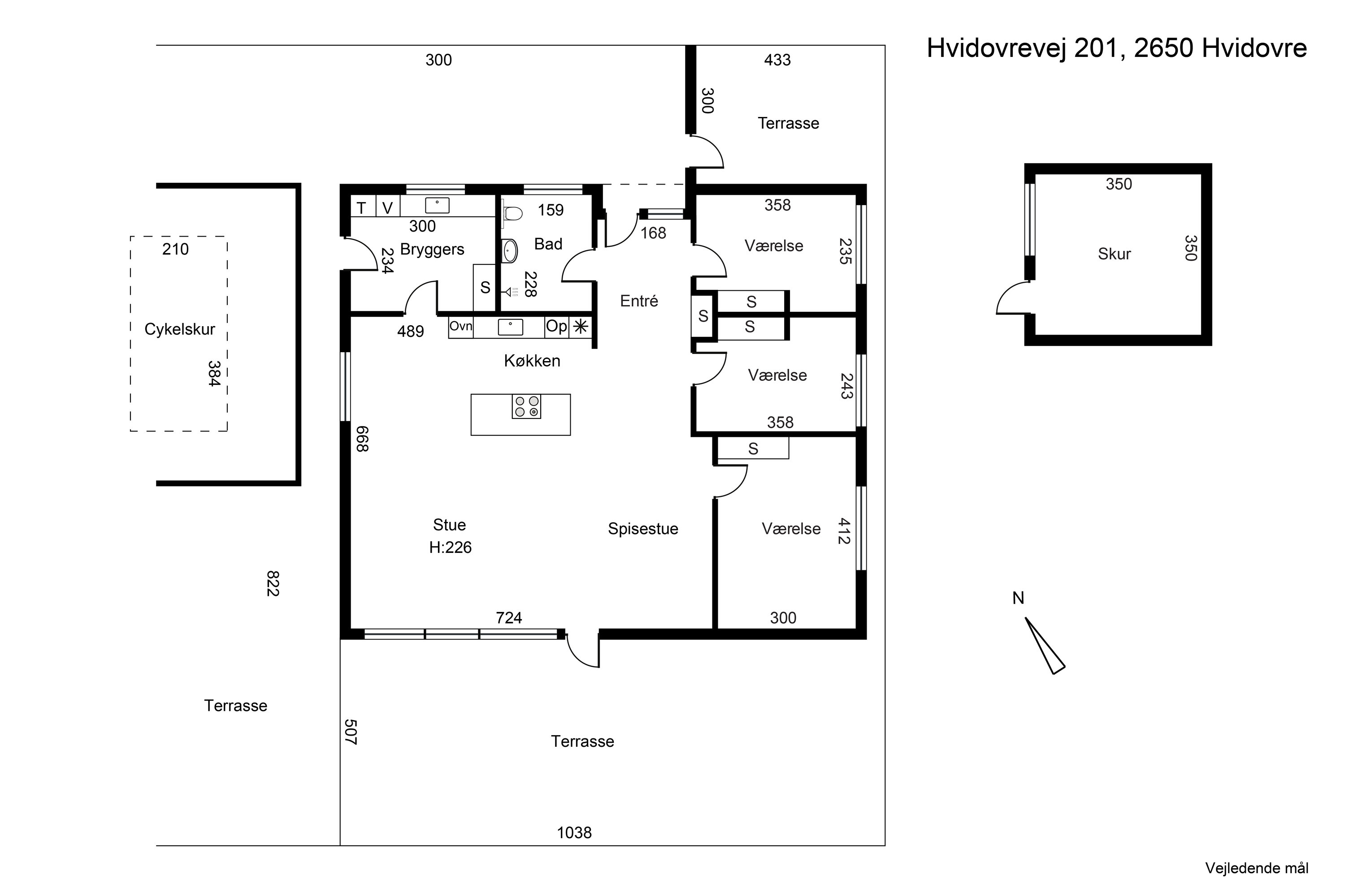 Plantegninger billede af Hvidovrevej 201, 2650 Hvidovre