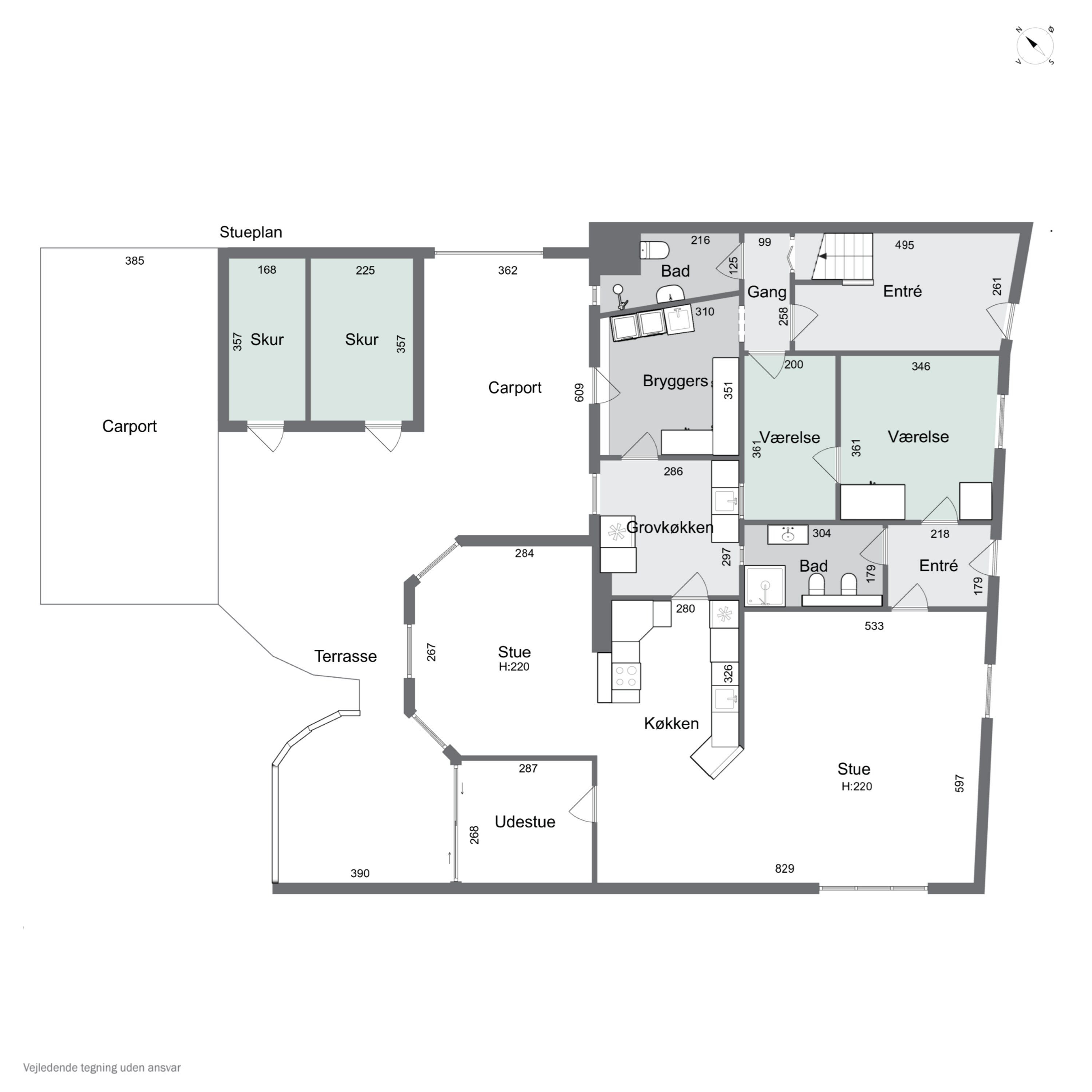 Plantegninger billede af Fredensgade 16, 6300 Gråsten