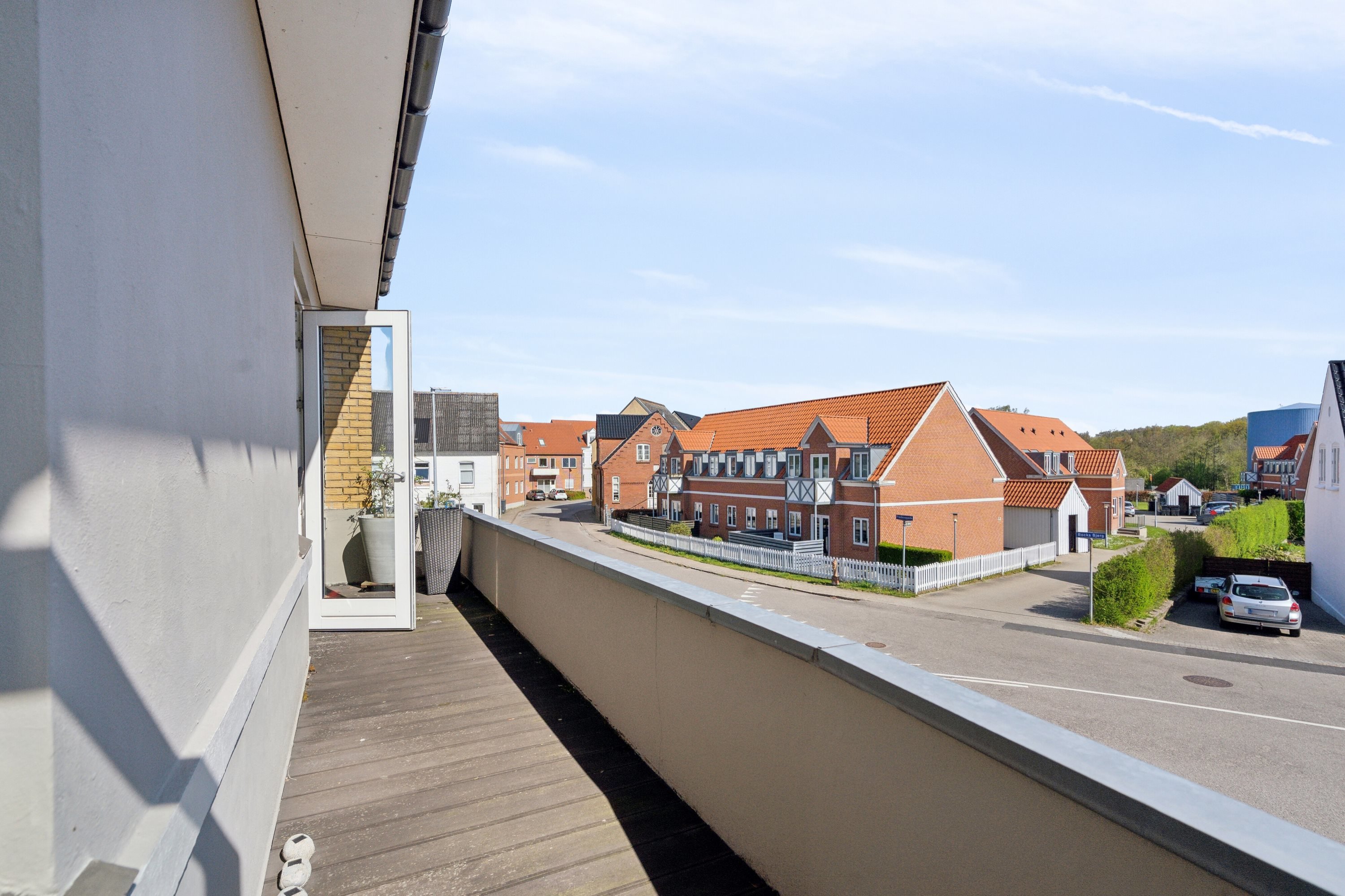 Fremhævet altan - 1. sal billede i fuldskærmstilstand. Billede af Fredensgade 16, 6300 Gråsten