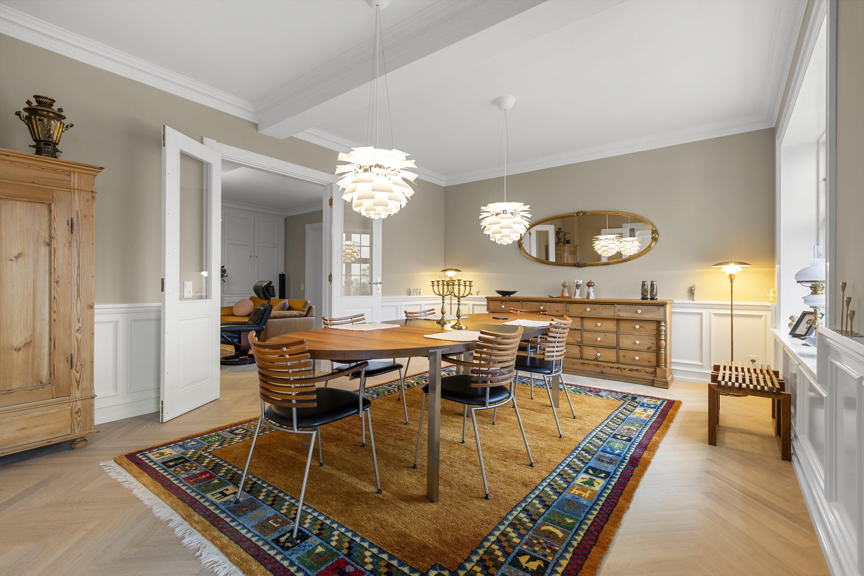 Fremhævet stue billede i fuldskærmstilstand. Billede af Lundevej 26, 4400 Kalundborg