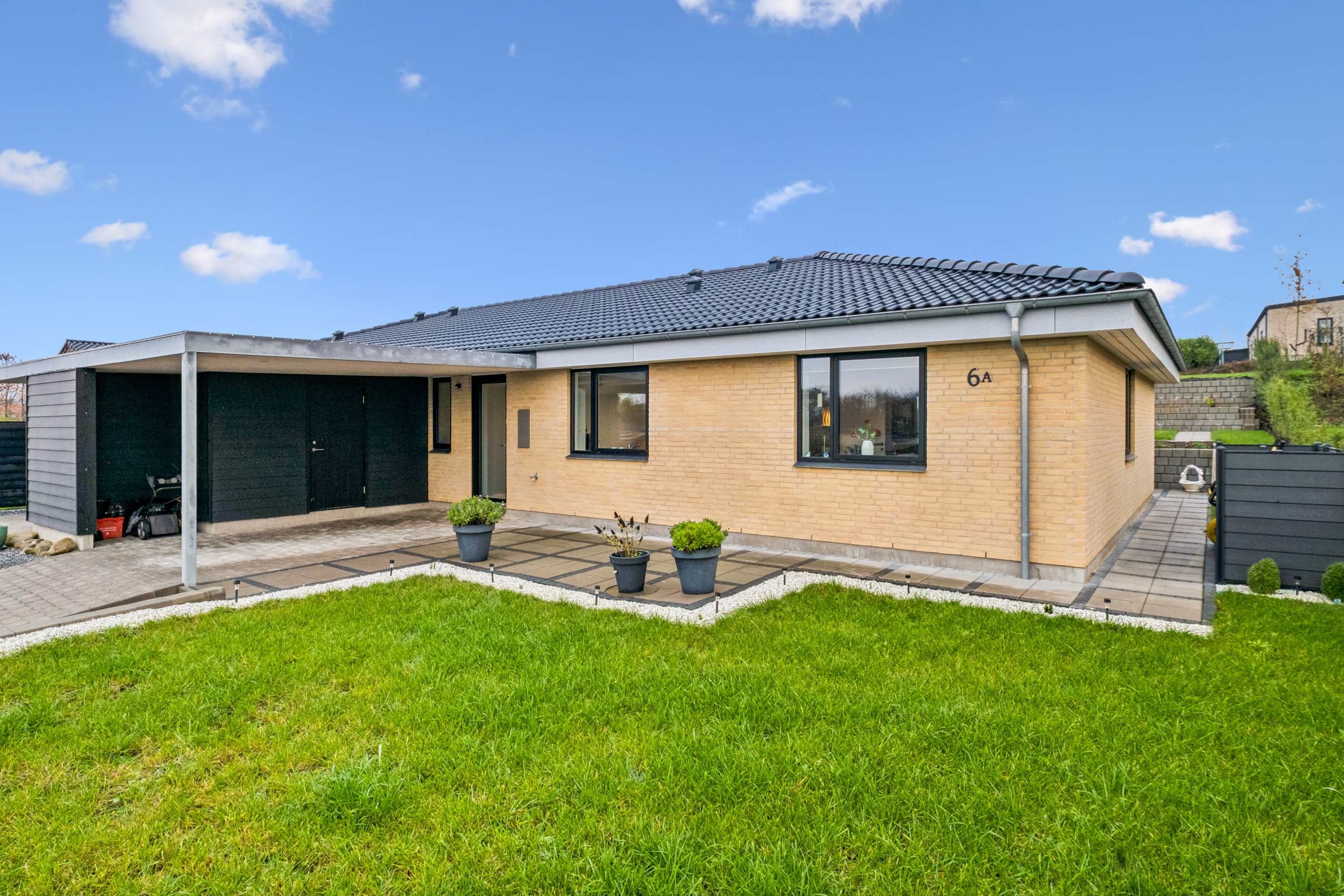 Villa: Facade på Majblomsten 6A, Egebjerg, 8700 Horsens