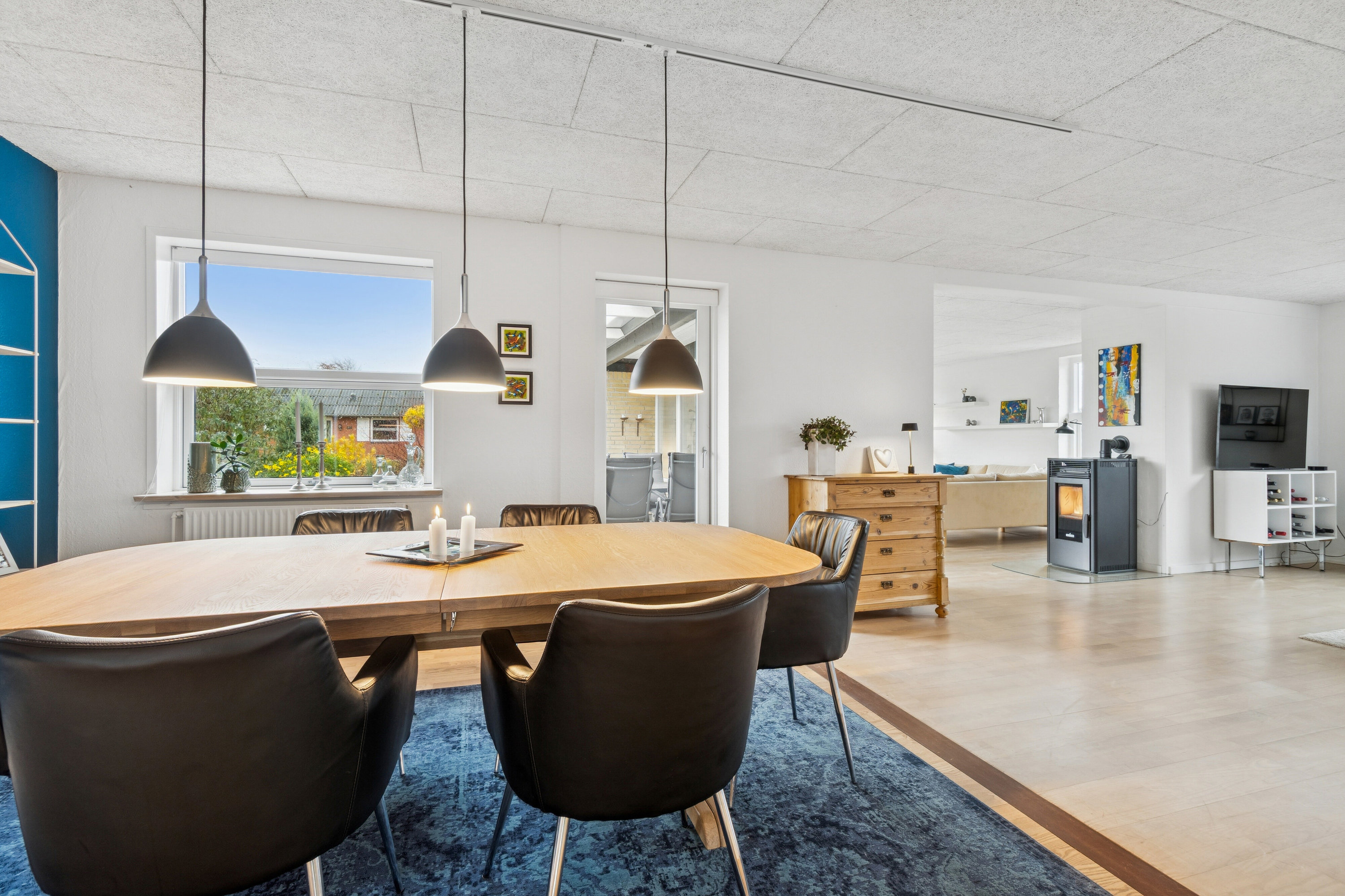 Fremhævet spisestue billede i fuldskærmstilstand. Billede af Baldersvej 35, 6040 Egtved