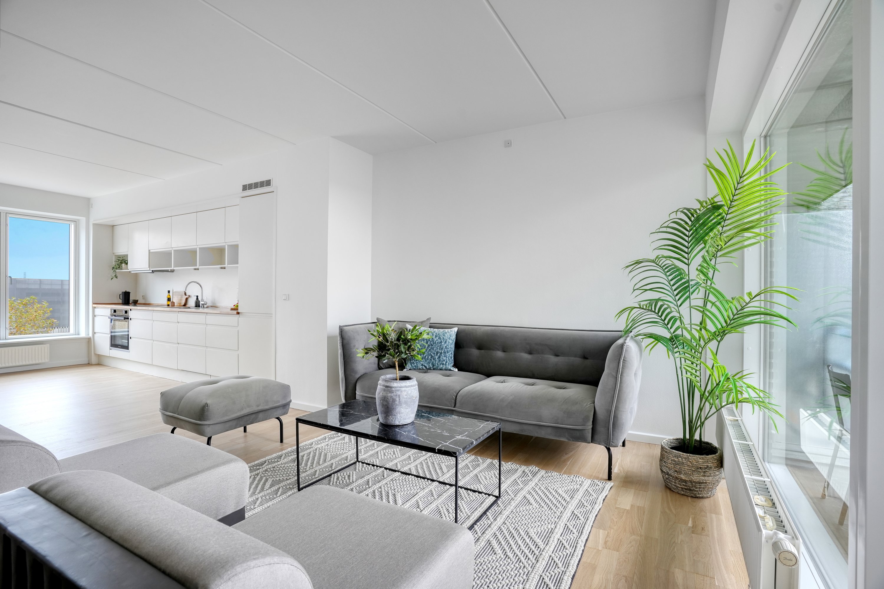 Fremhævet stue billede i fuldskærmstilstand. Billede af Karin Nellemoses Vej 12, 4. tv., 2500 Valby