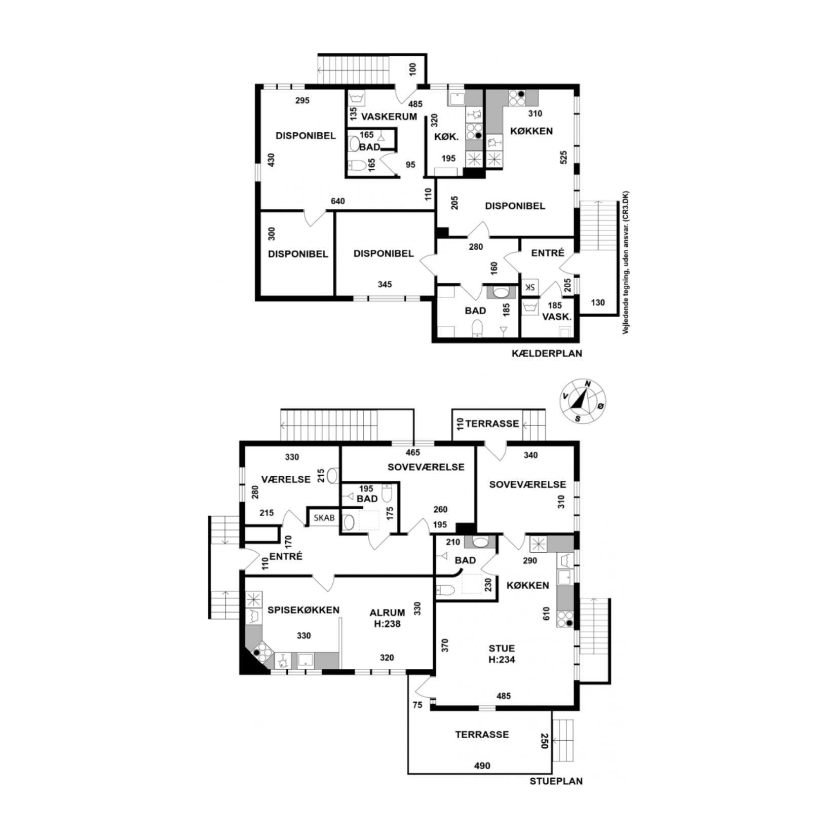 Plantegninger billede af Kongevejen 70, 3000 Helsingør