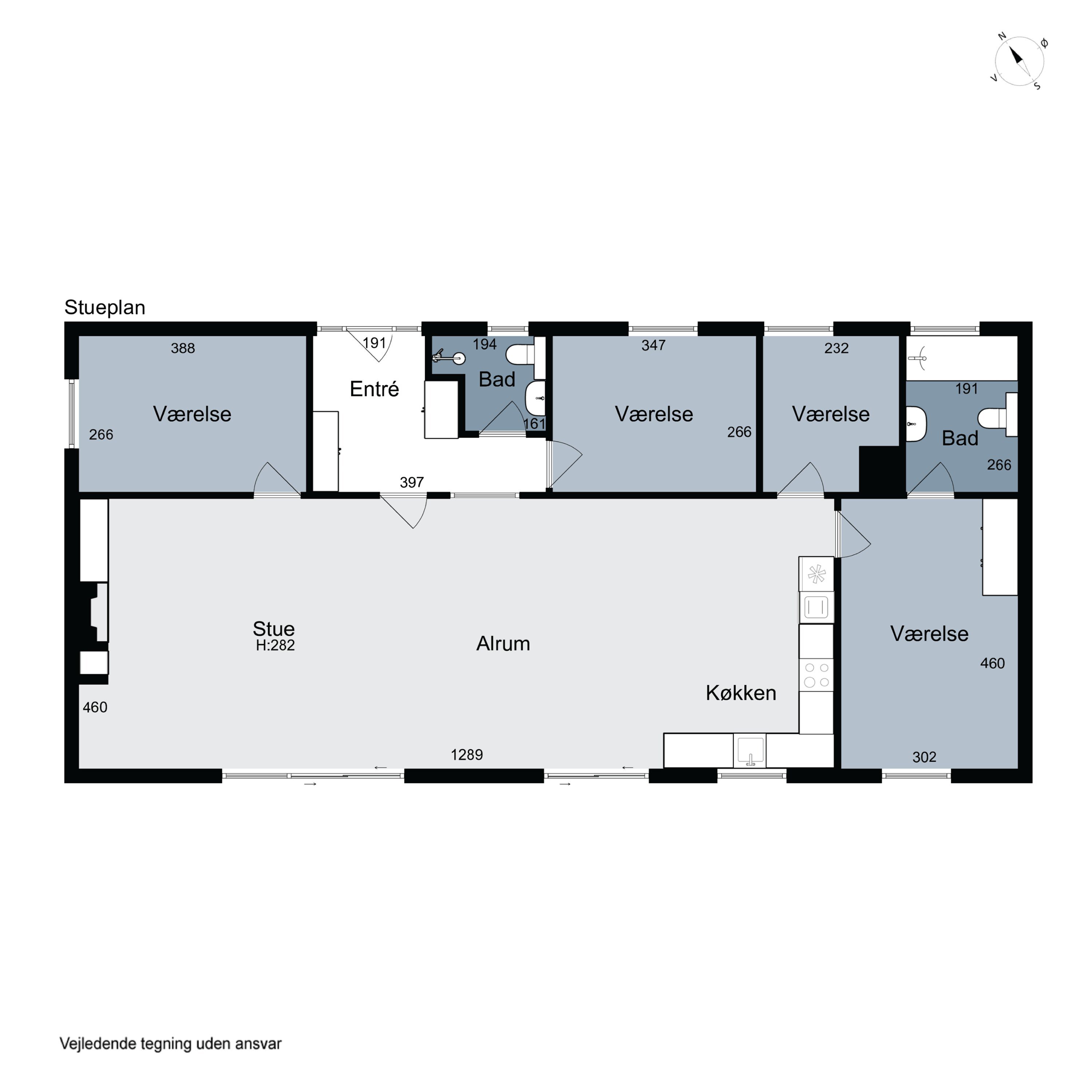 Plantegninger billede af Skolestien 4, Klitmøller, 7700 Thisted