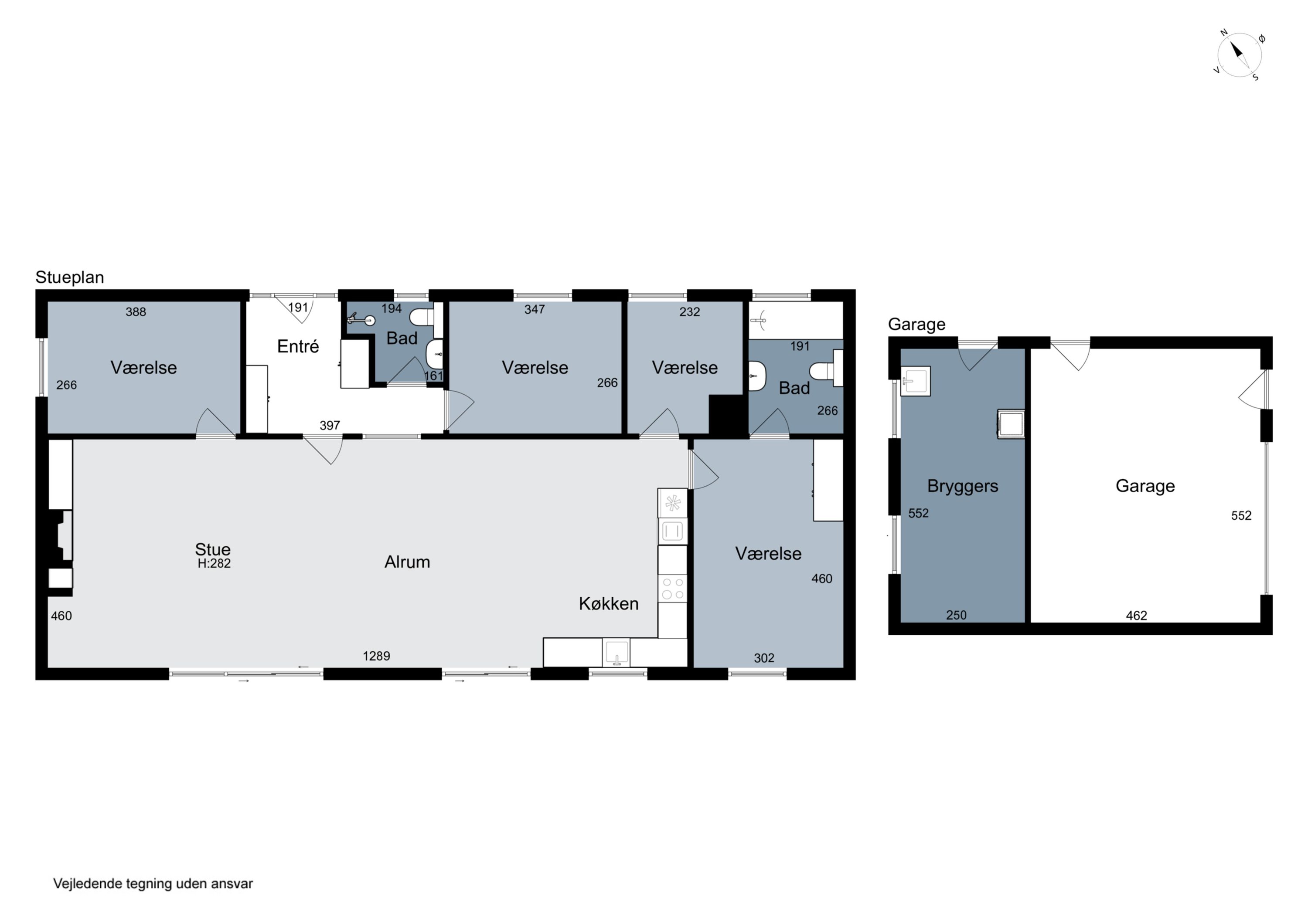 Plantegninger billede af Skolestien 4, Klitmøller, 7700 Thisted