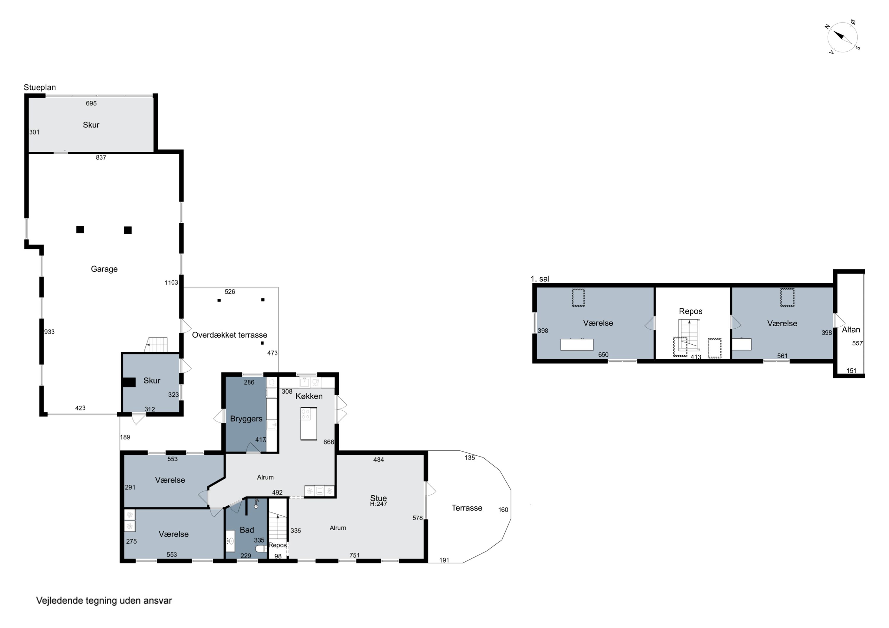 Plantegninger billede af Fynslundvej 86, 6064 Jordrup
