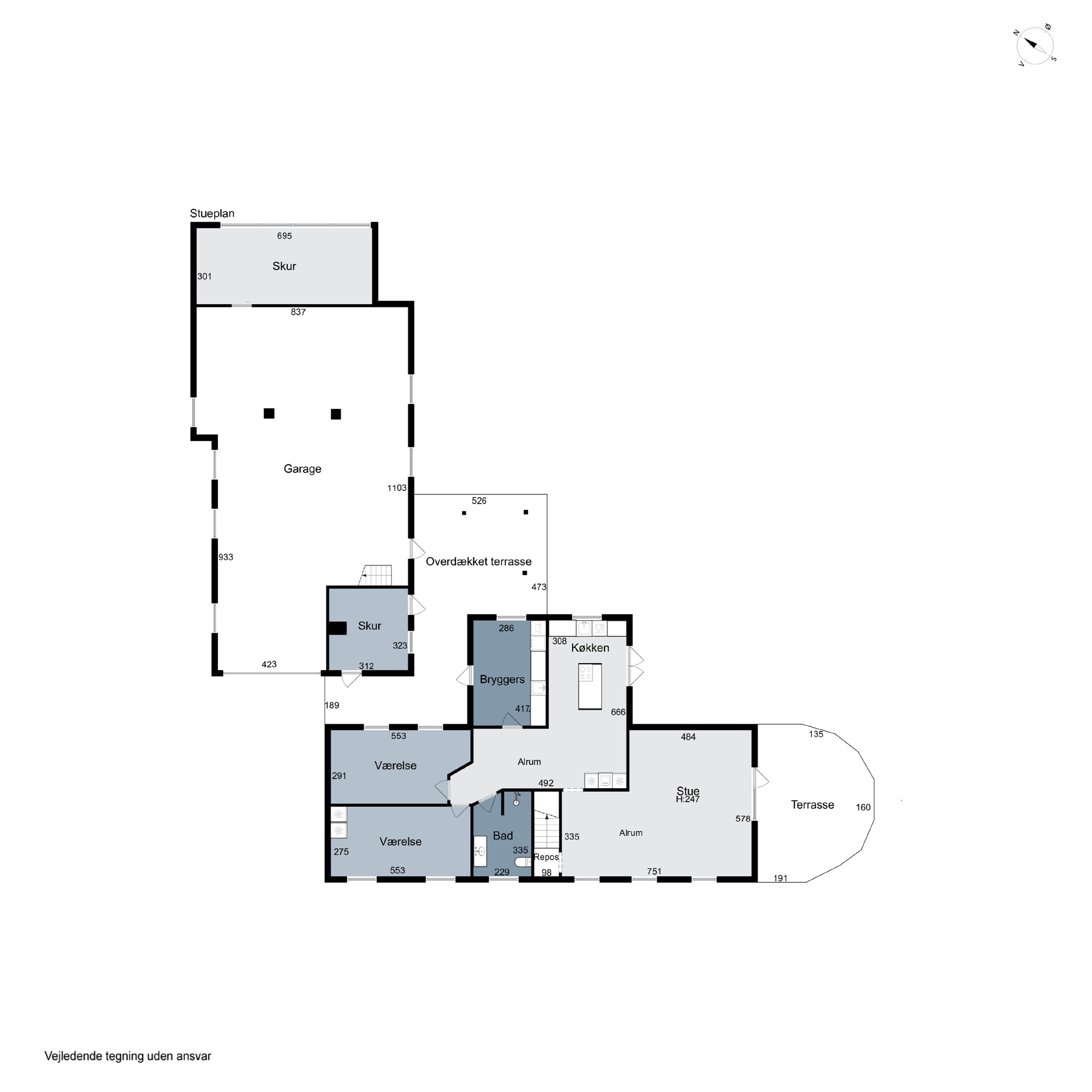 Plantegninger billede af Fynslundvej 86, 6064 Jordrup