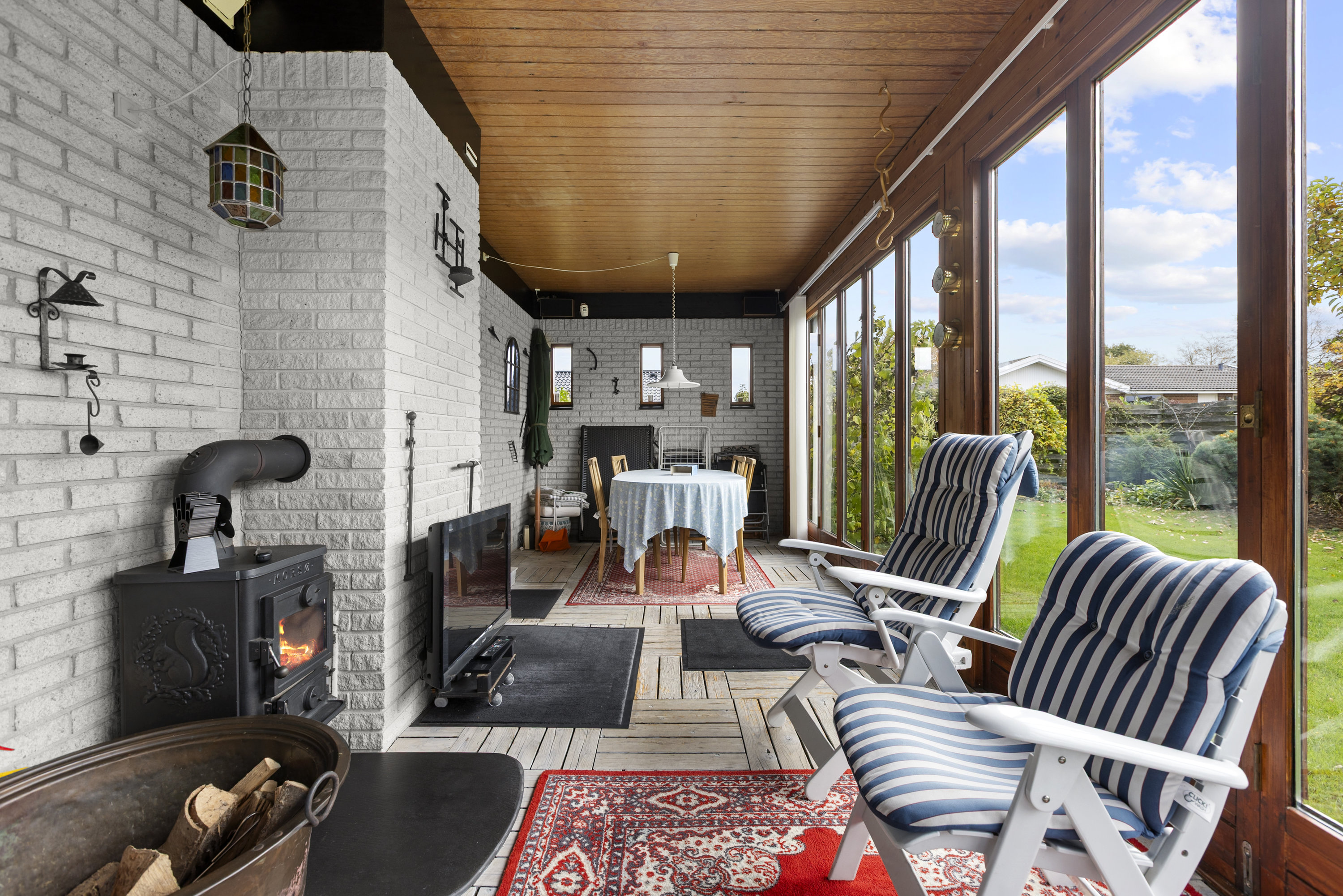 Fremhævet udestue billede i fuldskærmstilstand. Billede af Søstersvej 2, Ejby, 4070 Kirke Hyllinge