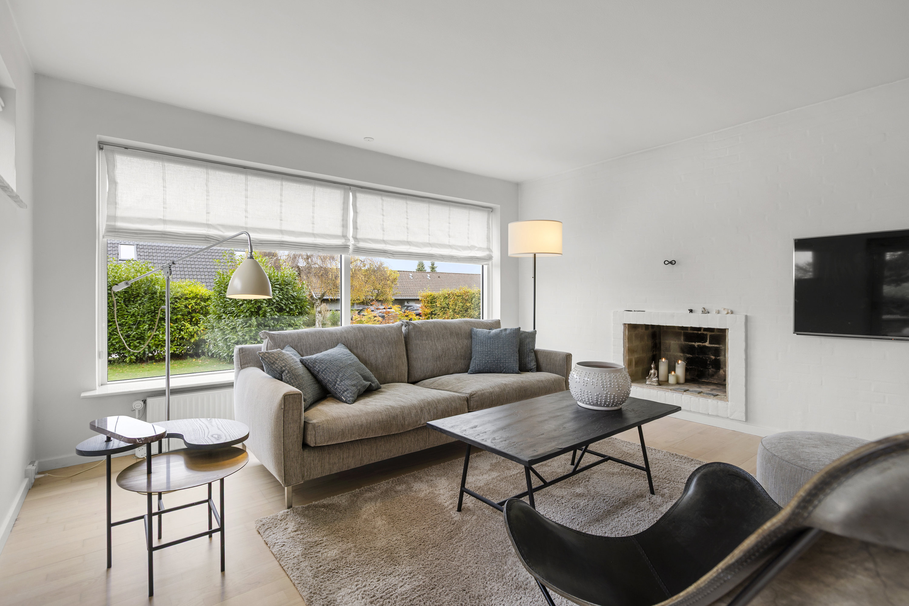 Fremhævet stue billede i fuldskærmstilstand. Billede af Hagelbjergvej 23, 4100 Ringsted