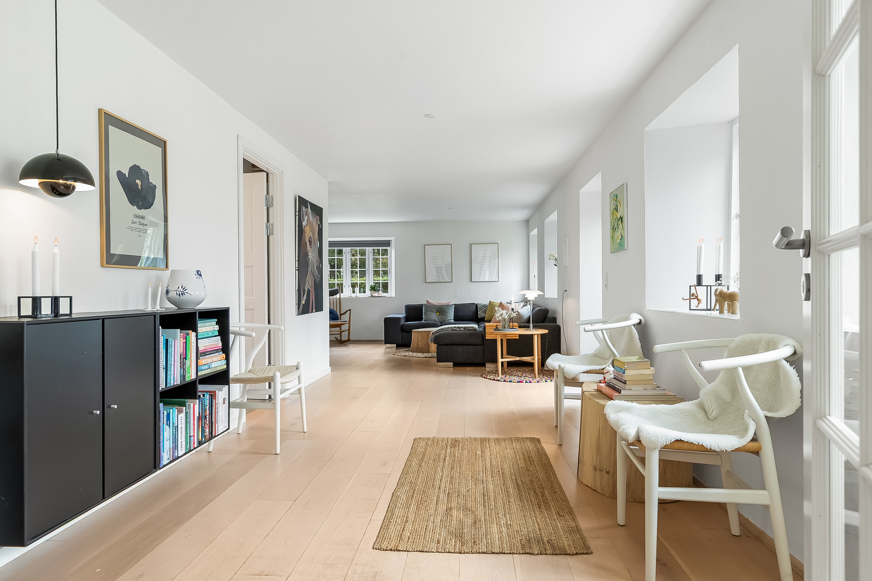 Fremhævet stue billede i fuldskærmstilstand. Billede af Søndermarksvej 6, Starup, 6040 Egtved