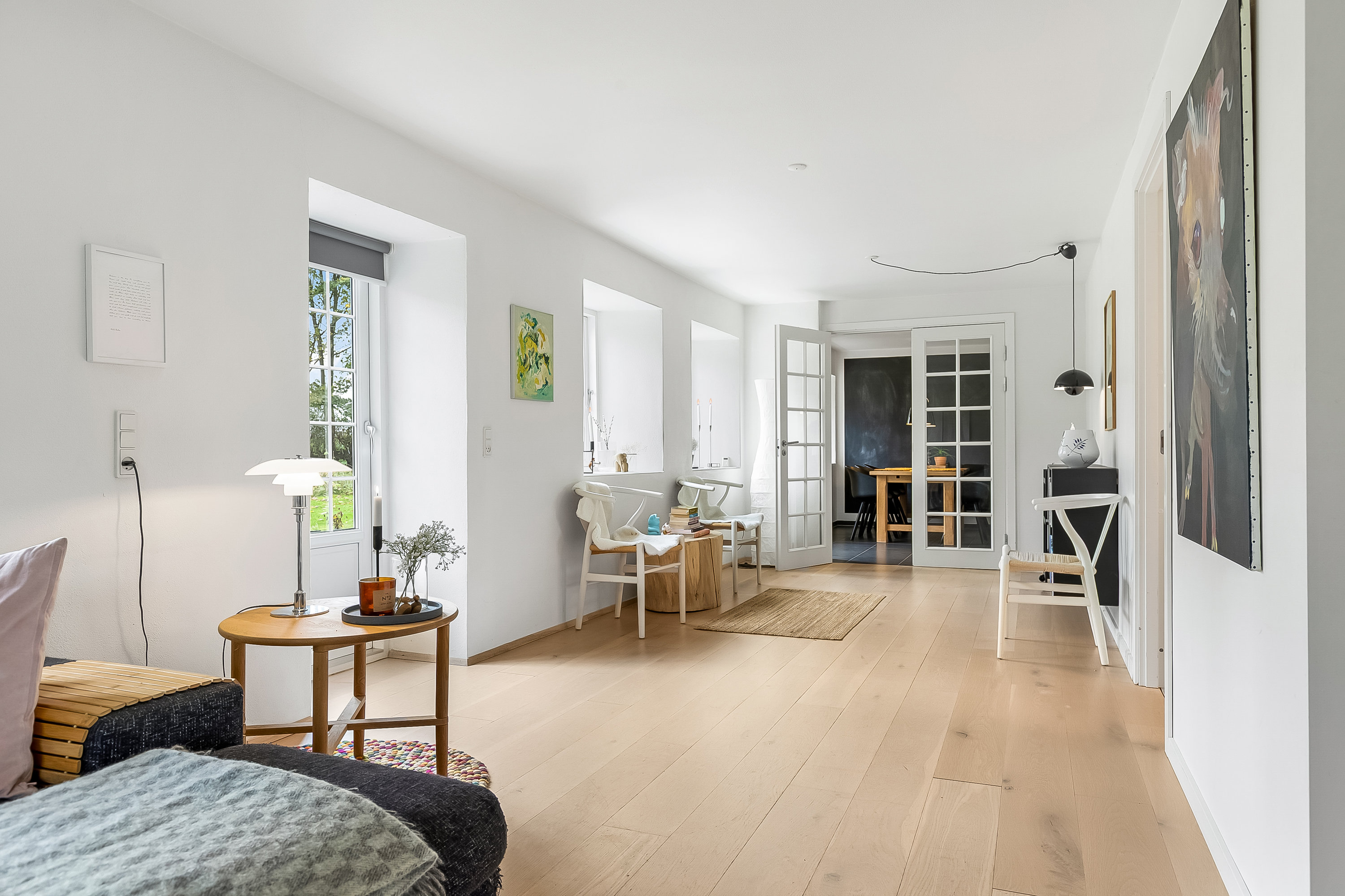 Fremhævet stue billede i fuldskærmstilstand. Billede af Søndermarksvej 6, Starup, 6040 Egtved