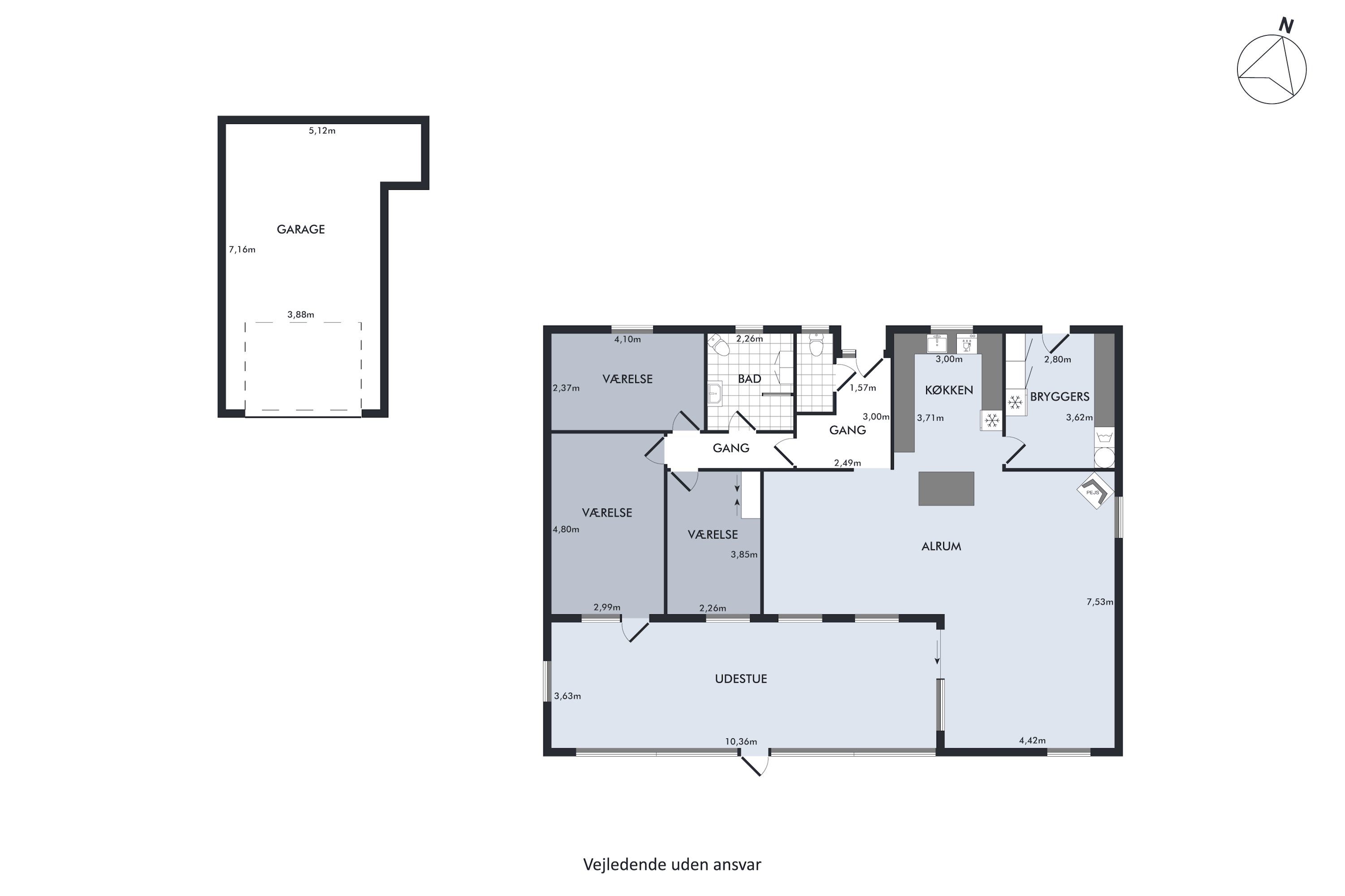 Plantegninger billede af Skolegade 6B, Holbøl, 6340 Kruså