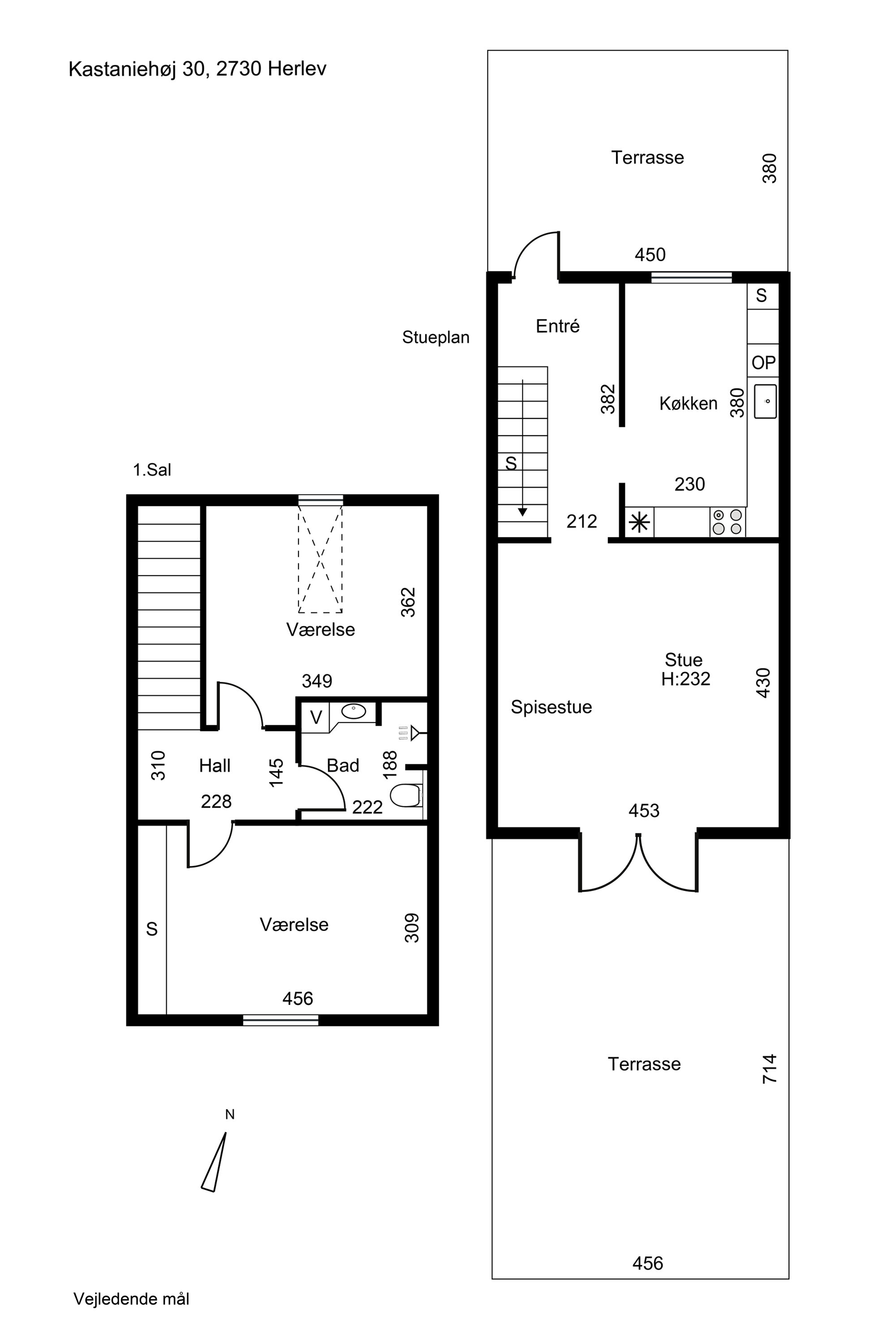 Plantegninger billede af Kastaniehøj 30, 2730 Herlev