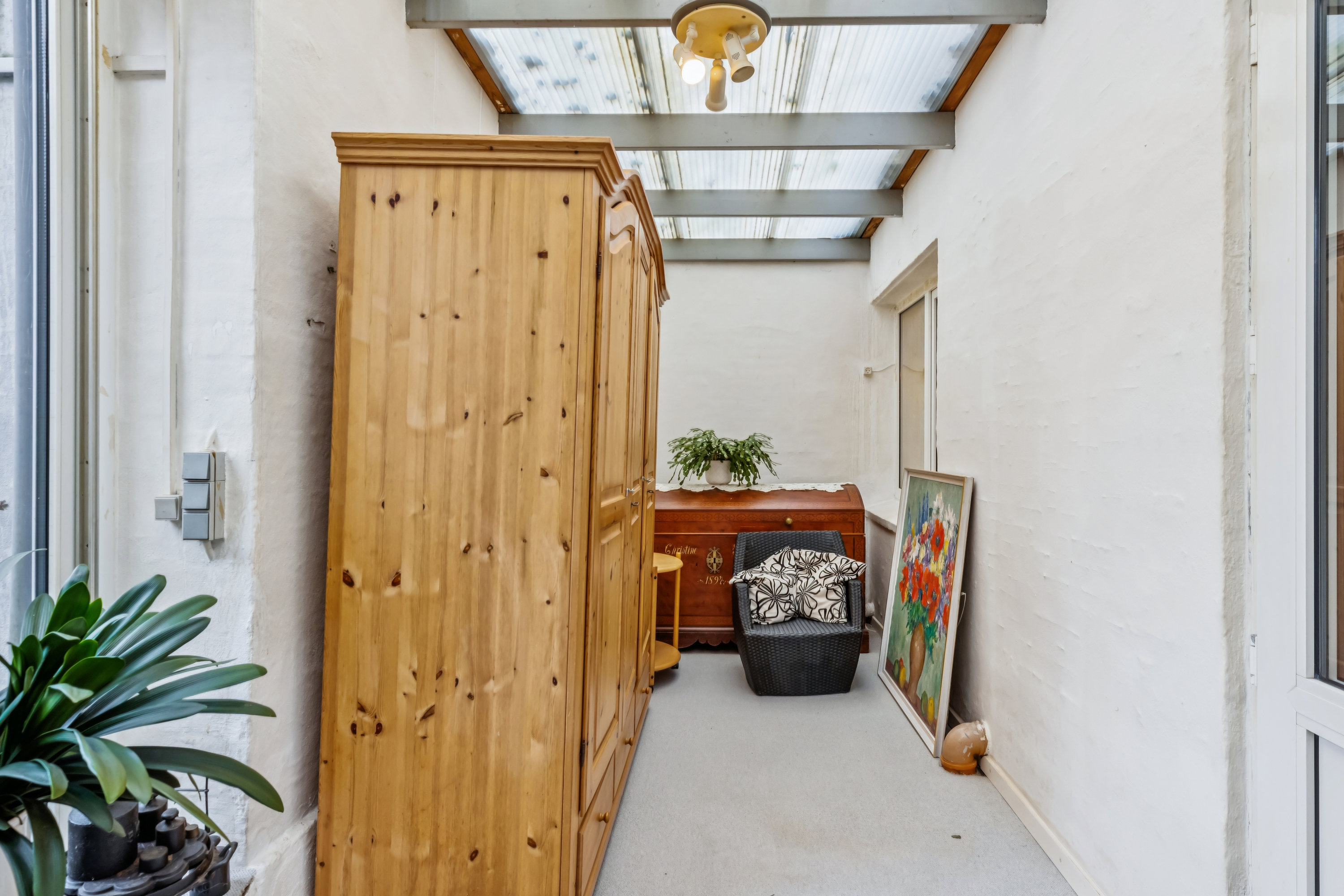 Fremhævet udestue billede i fuldskærmstilstand. Billede af Skolegade 9B, 6300 Gråsten