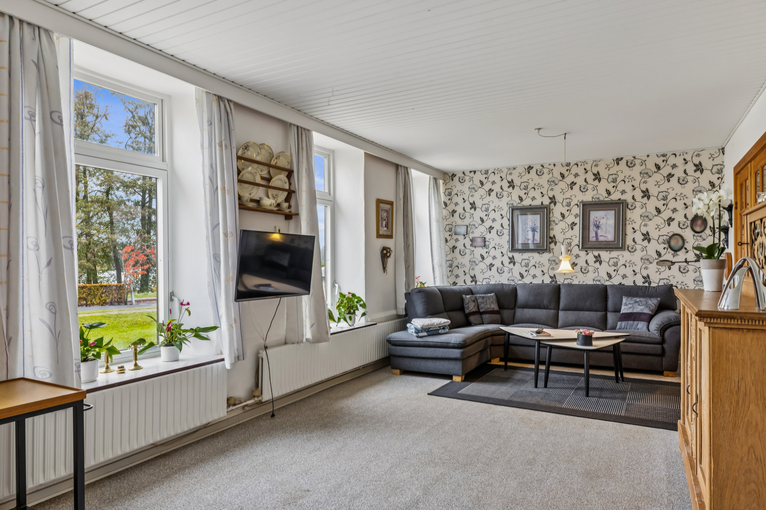 Fremhævet stue billede i fuldskærmstilstand. Billede af Skolegade 9B, 6300 Gråsten