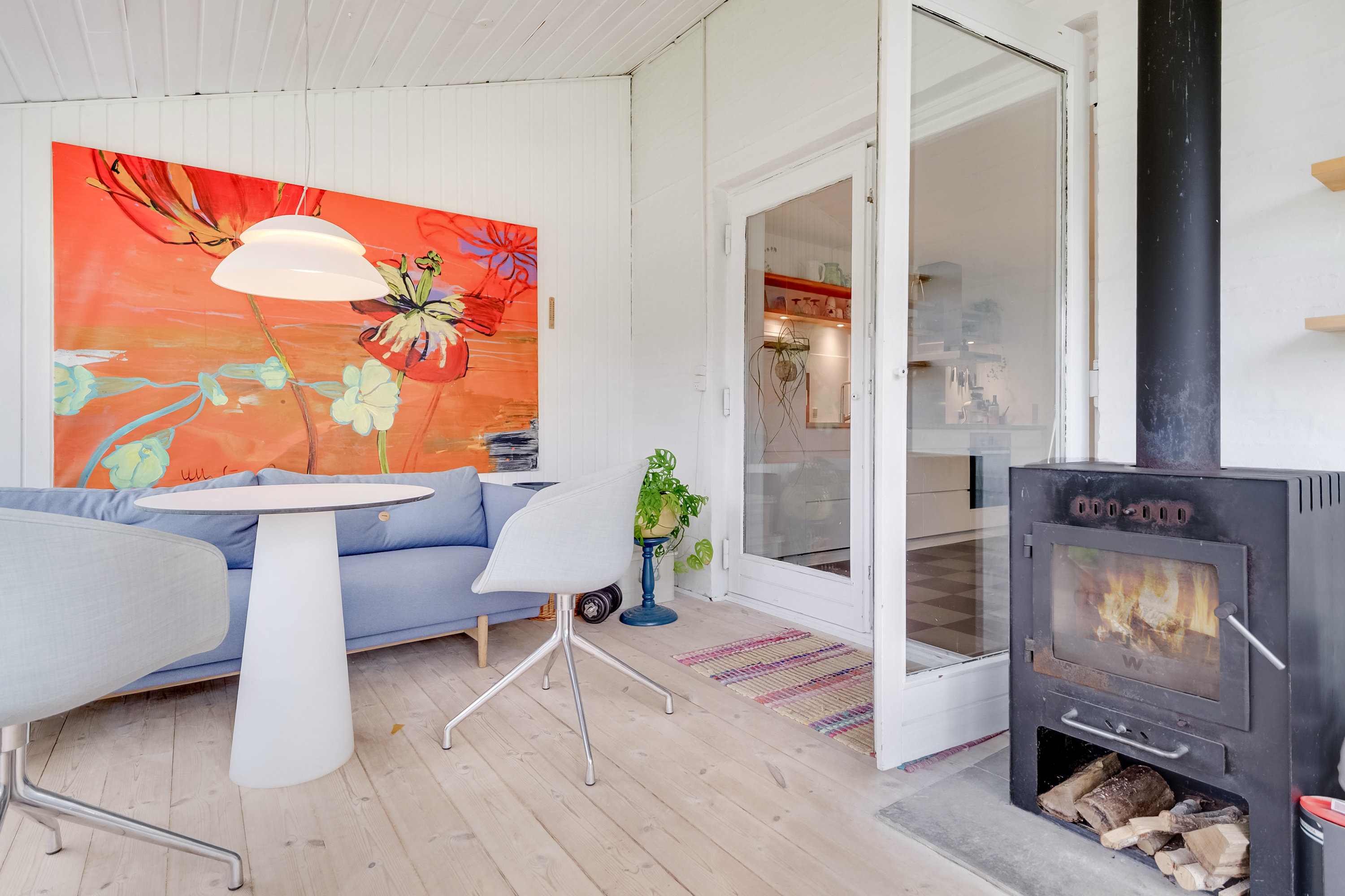 Fremhævet udestue billede i fuldskærmstilstand. Billede af Solskinshøjen 17, Sanderum, 5250 Odense SV