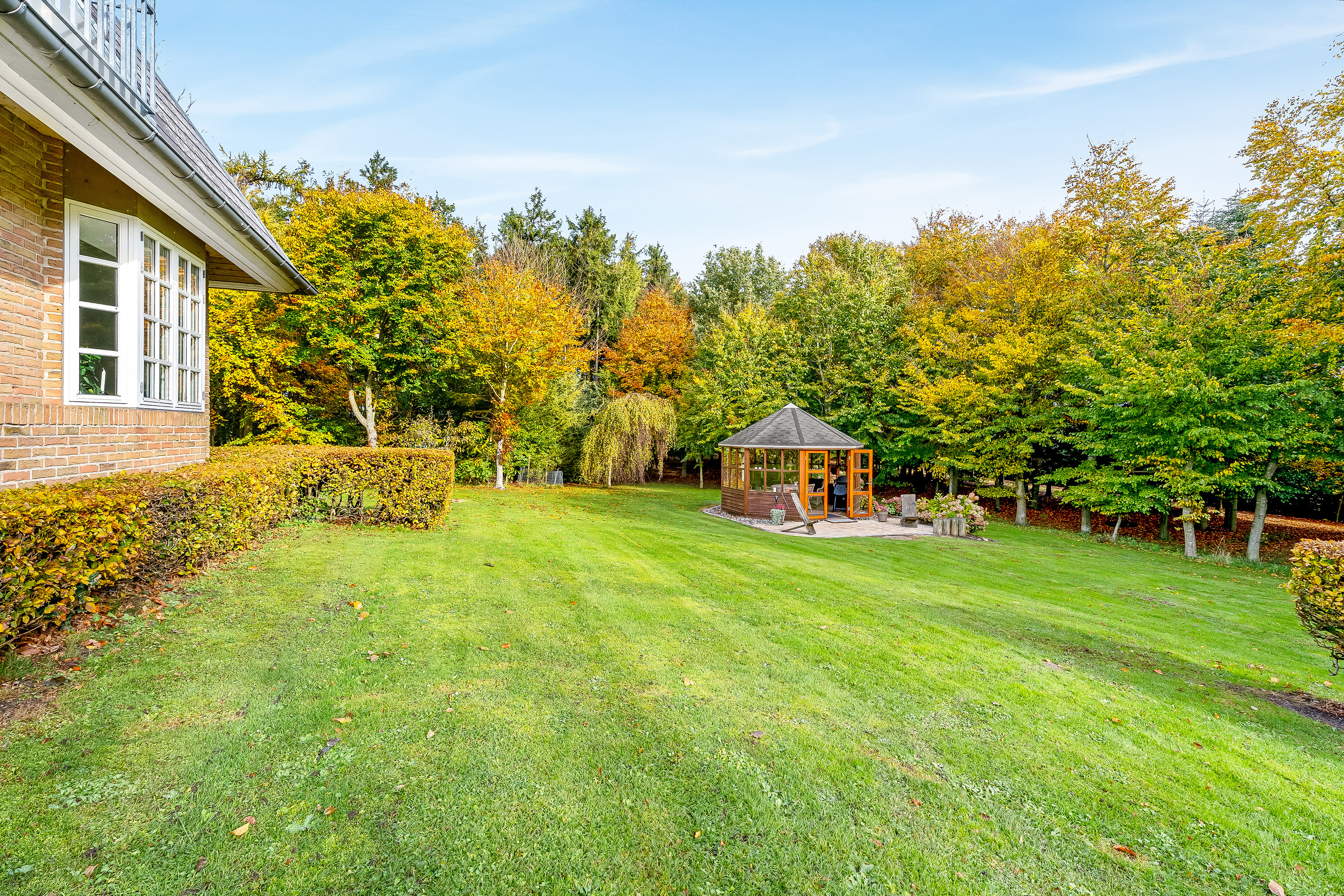 Fremhævet have billede i fuldskærmstilstand. Billede af Horsemor 3, Systofte, 4800 Nykøbing F