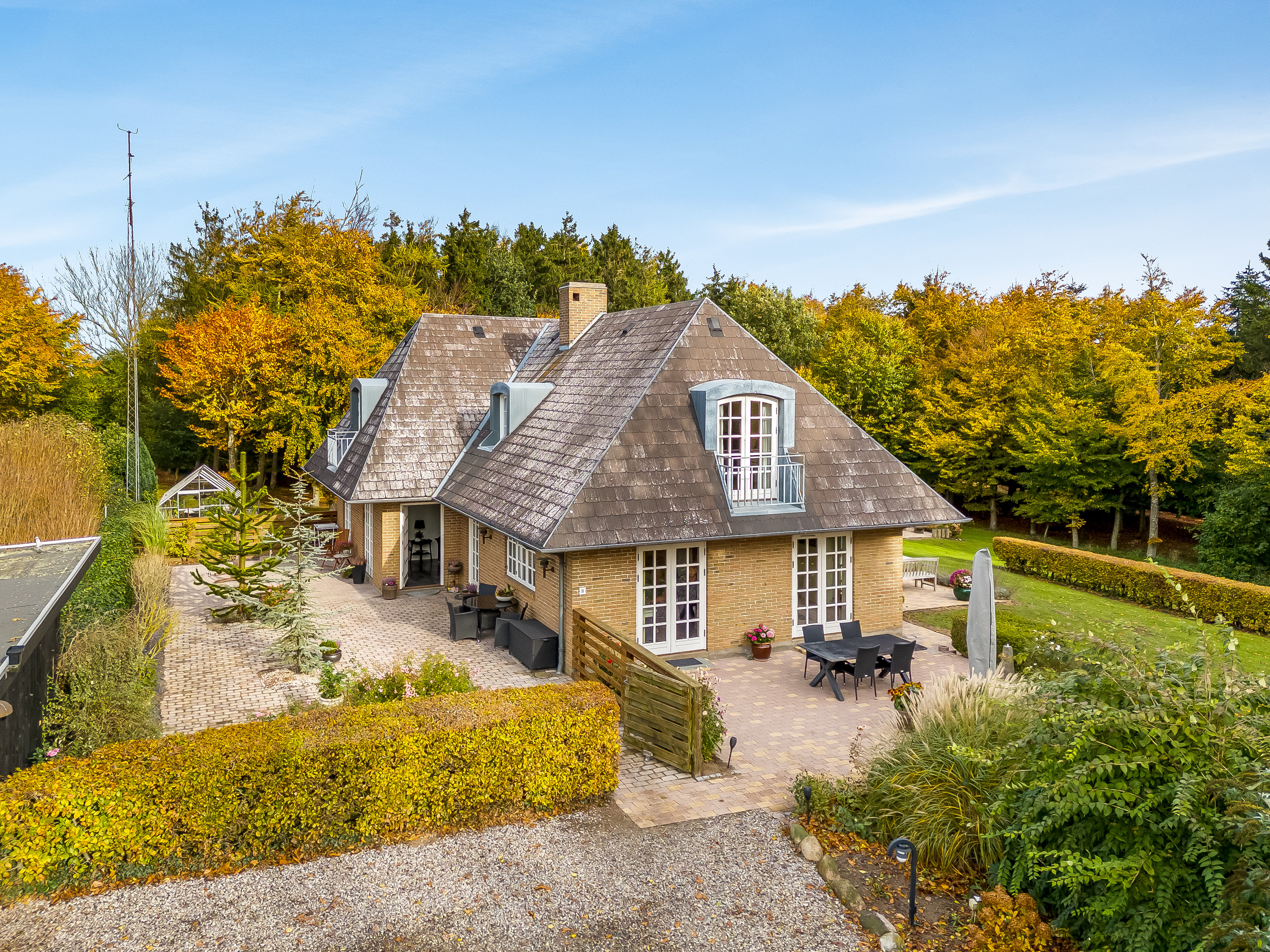 Miniaturebillede 1: luftfoto. Billede af Horsemor 3, Systofte, 4800 Nykøbing F