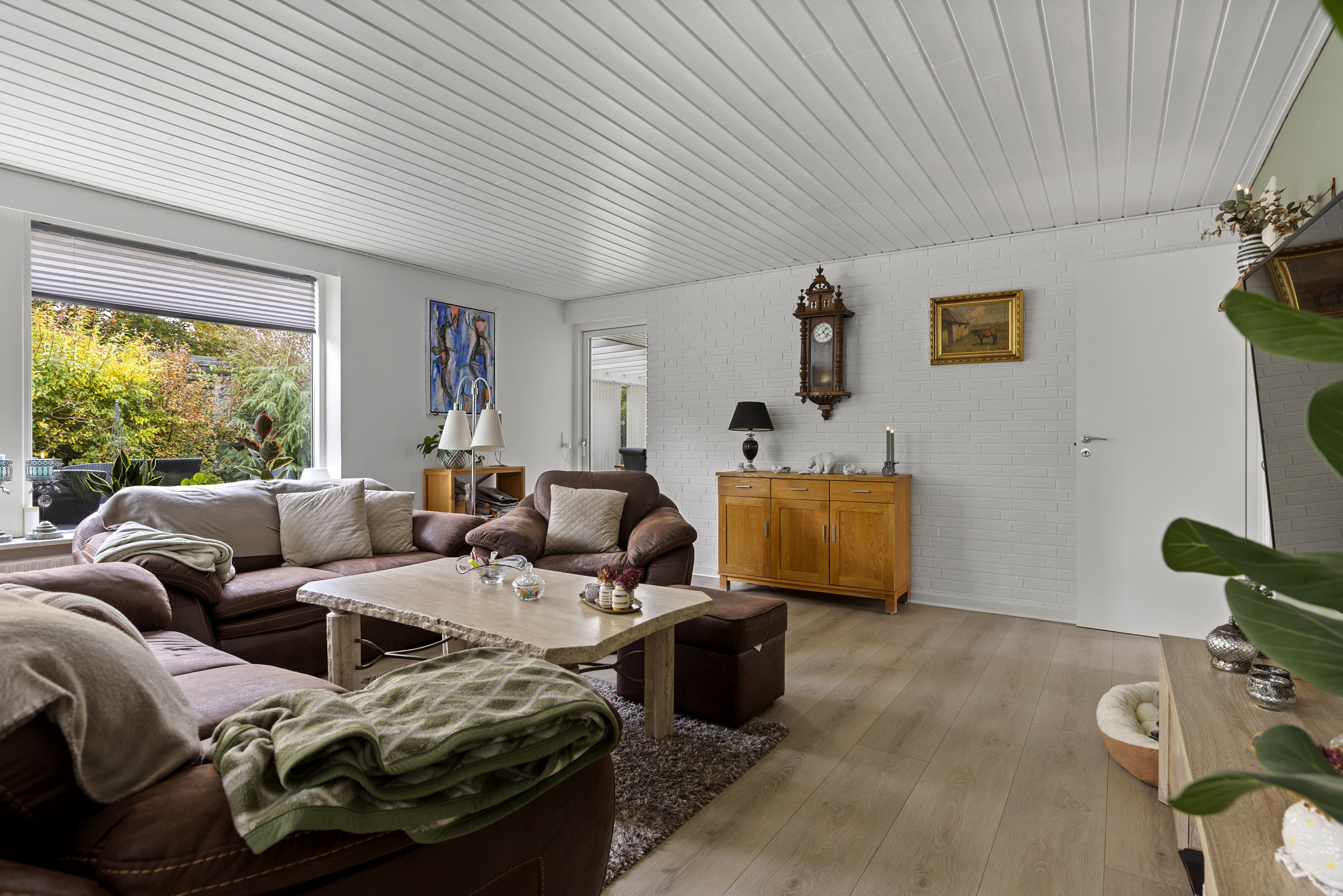 Fremhævet stue billede i fuldskærmstilstand. Billede af Perlestien 1, 4220 Korsør