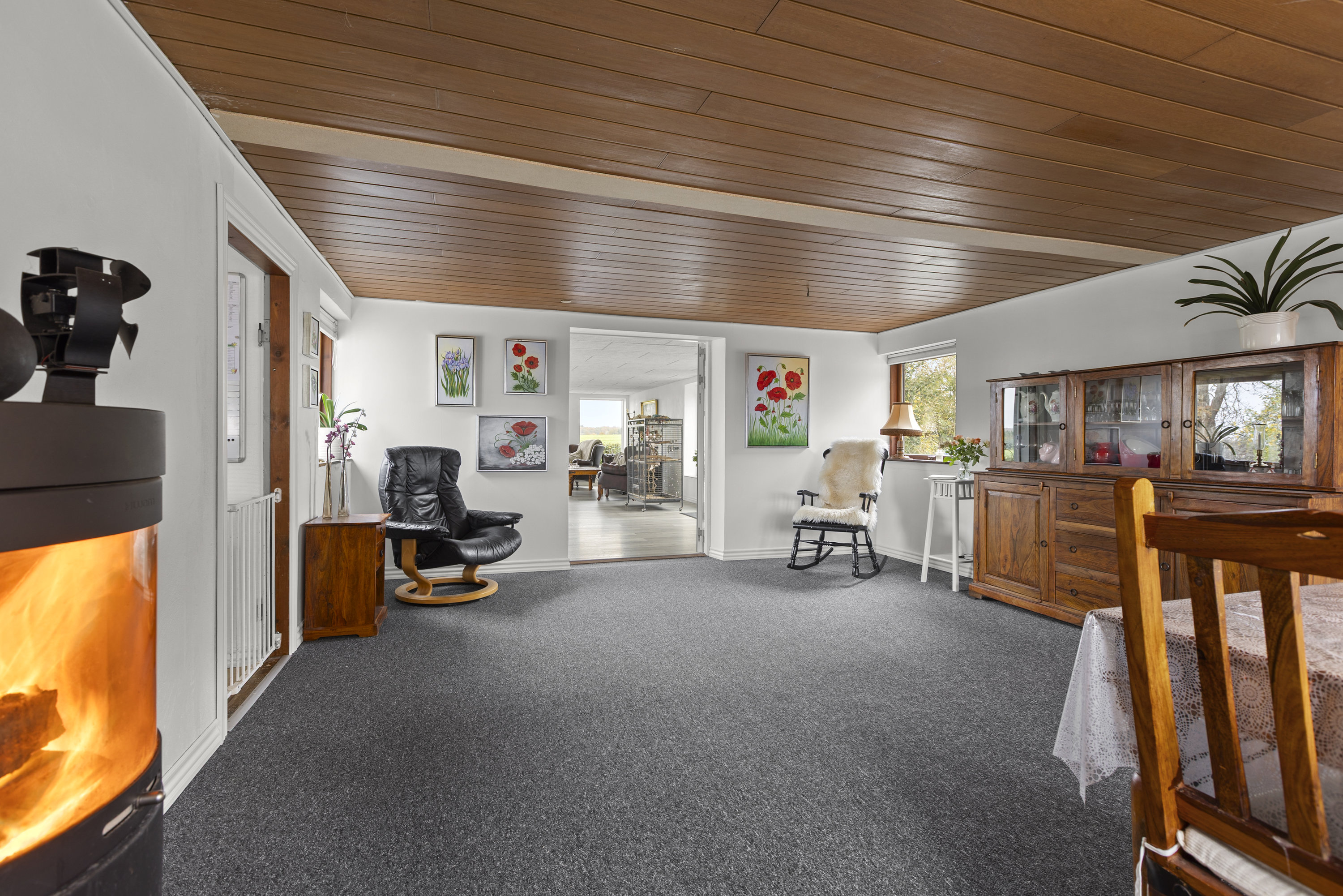 Fremhævet stue billede i fuldskærmstilstand. Billede af Slagelse Landevej 9, Sørbymagle, 4200 Slagelse