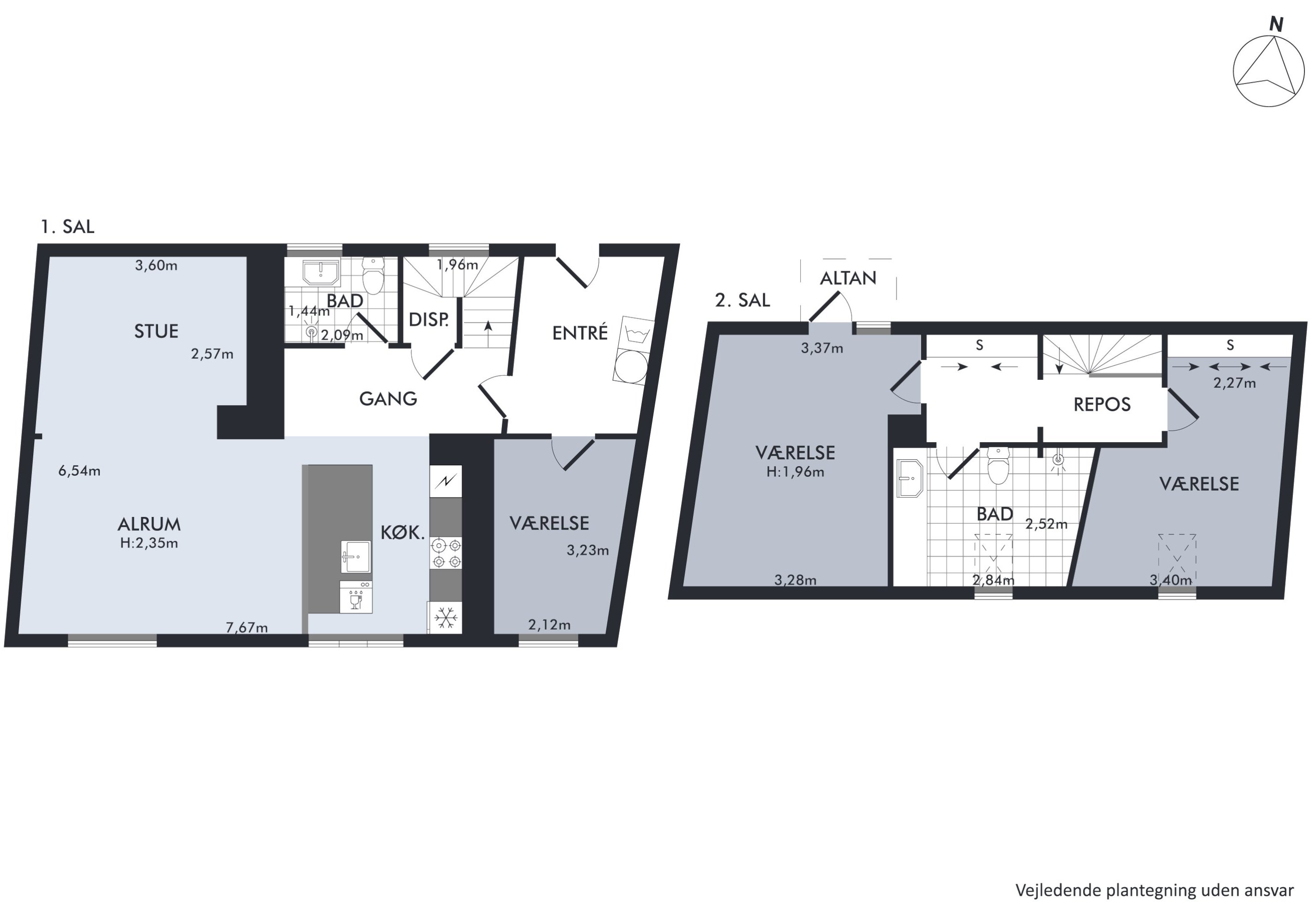 Plantegninger billede af Kildegade 3, 1., Midtbyen, 8700 Horsens