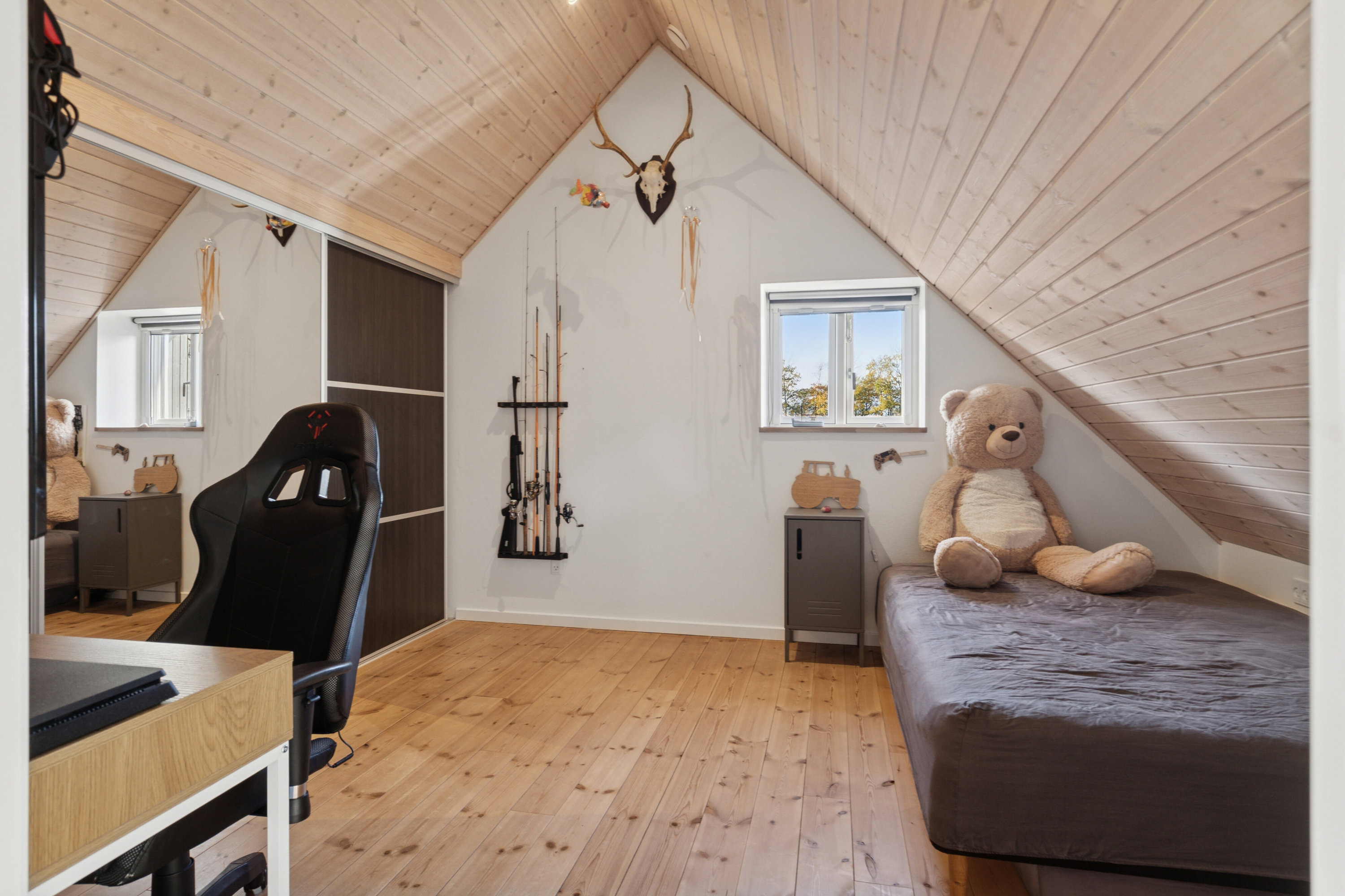 Fremhævet soveværelse billede i fuldskærmstilstand. Billede af Tågelundvej 24, 6040 Egtved