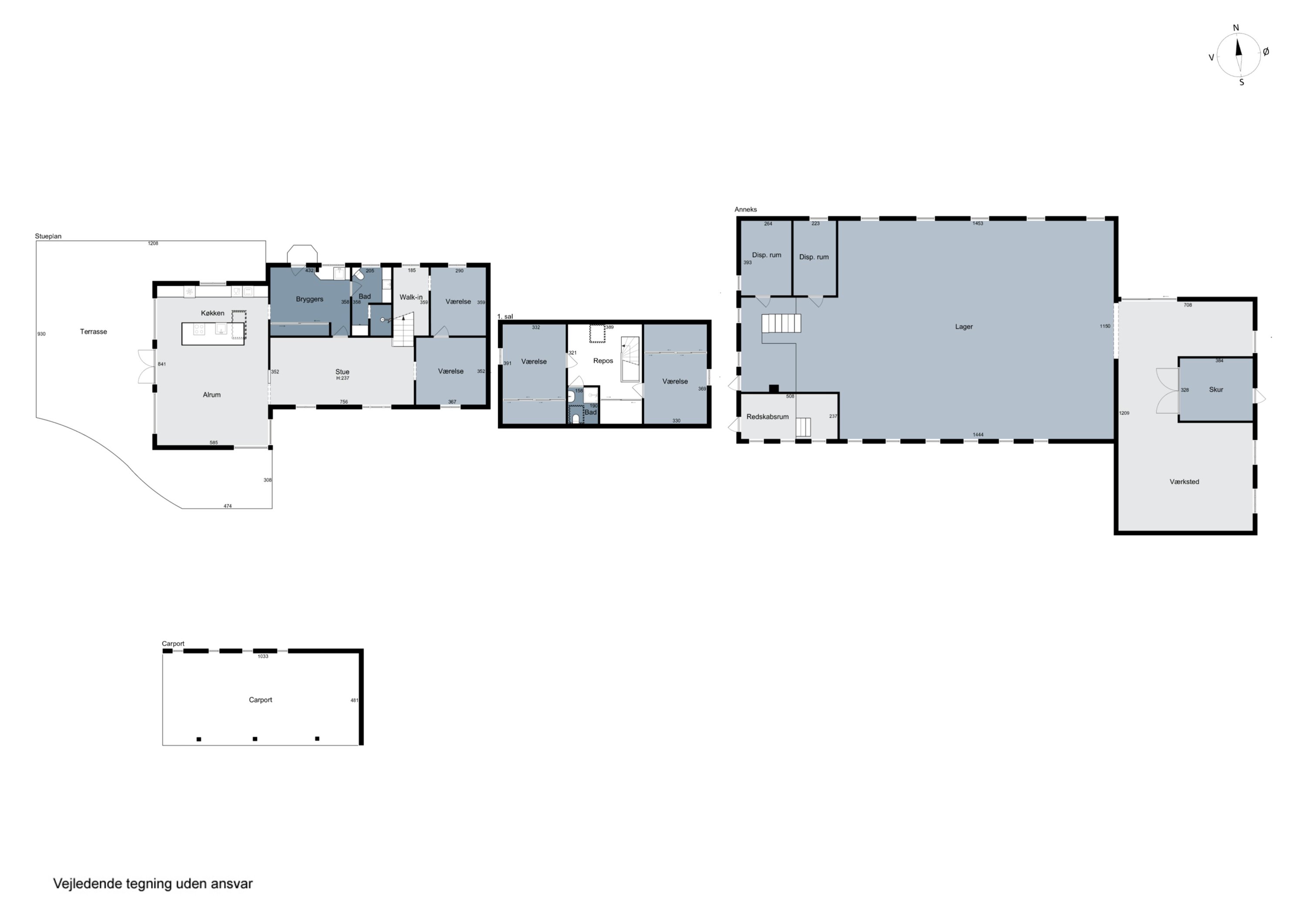 Plantegninger billede af Tågelundvej 24, 6040 Egtved