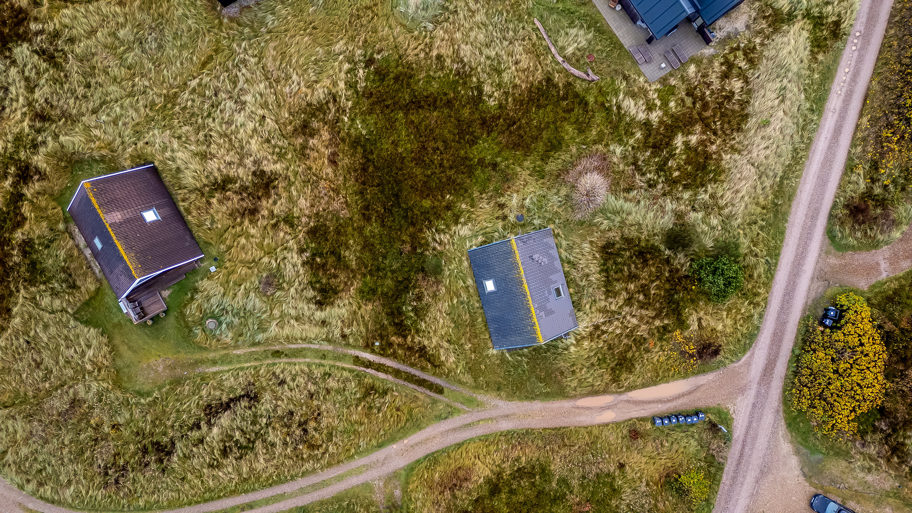 Fremhævet luftfoto billede i fuldskærmstilstand. Billede af Opstrupsvej 62, Klegod, 6950 Ringkøbing